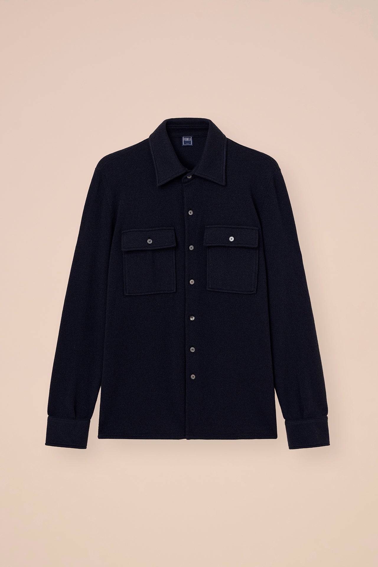 Corviglia overshirt in maglia di cashmere - STORM