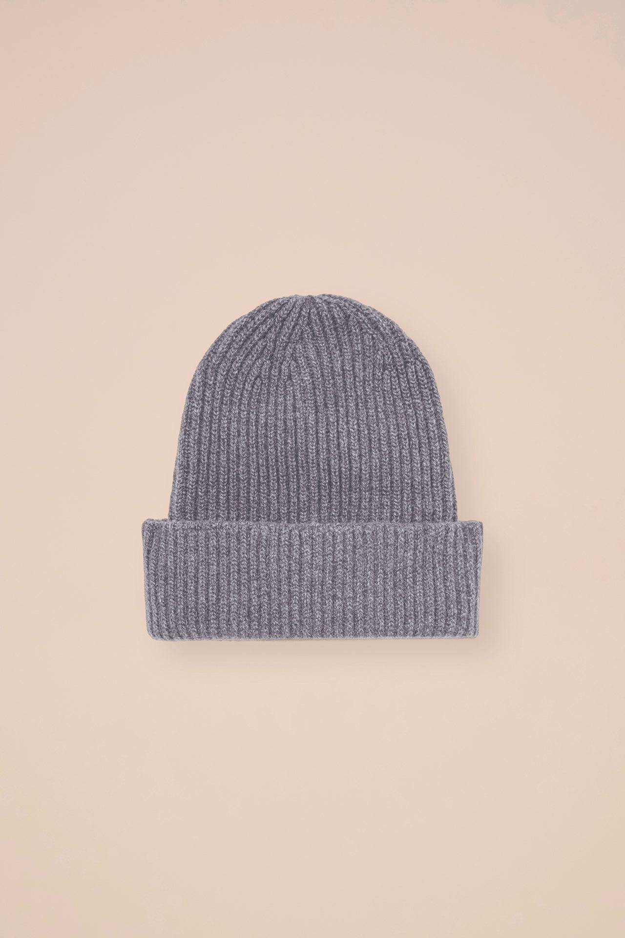 Norge Cashmere Knit Beanie - OLIVEGREENMELANGE