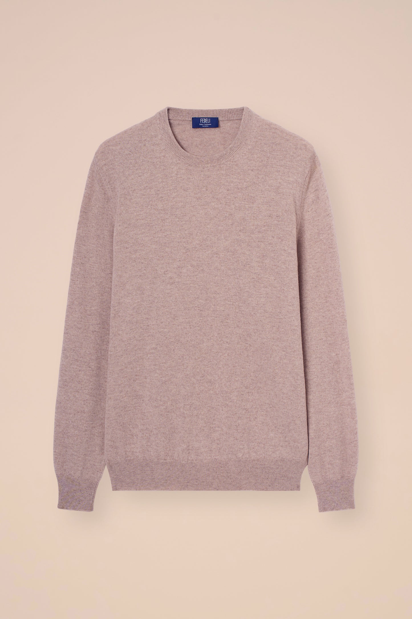 Argentina maglia girocollo in baby cashmere - DARKGREIGE
