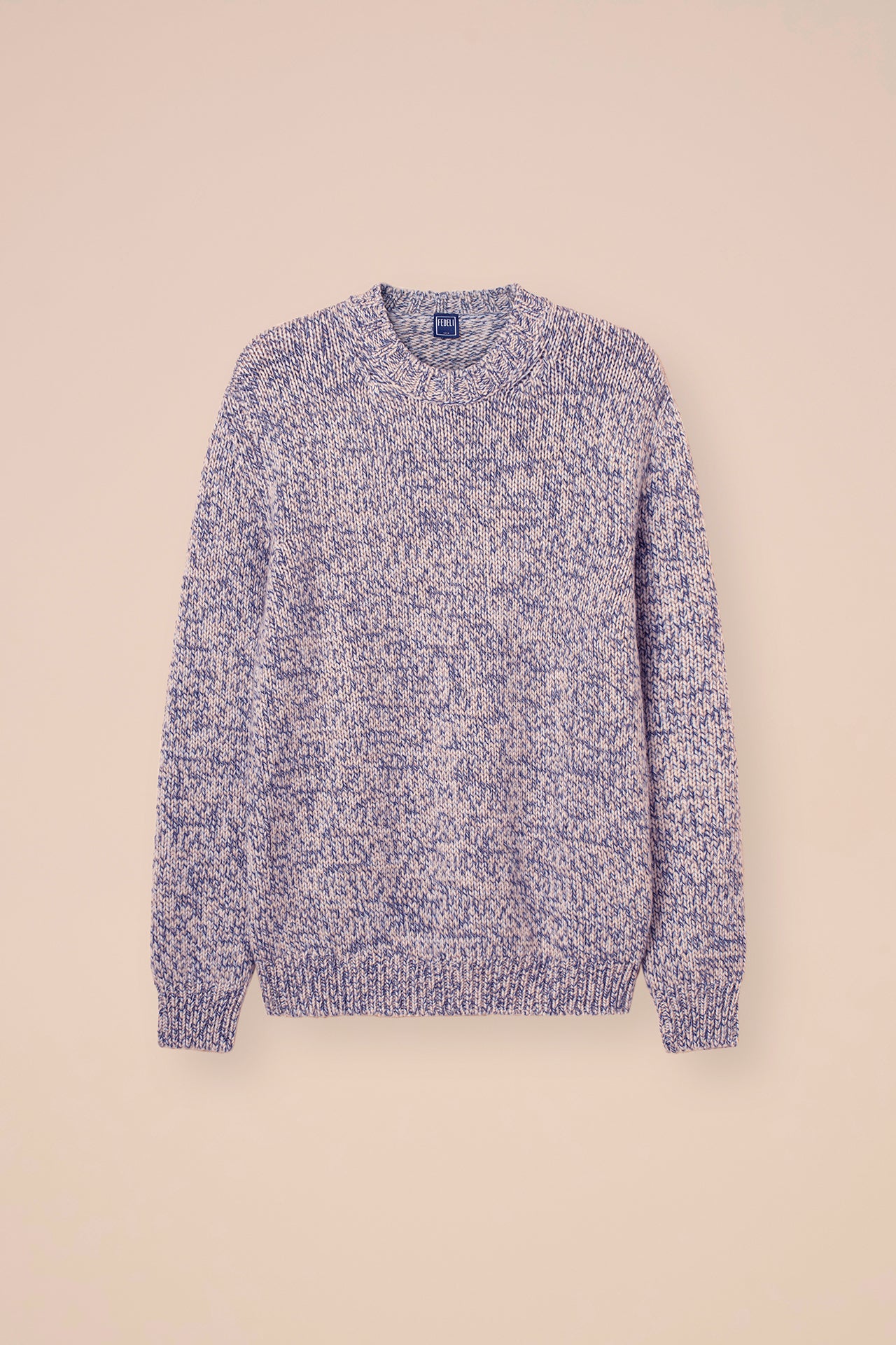 Argentina Cashmere Seven Colors Crewneck - ICE