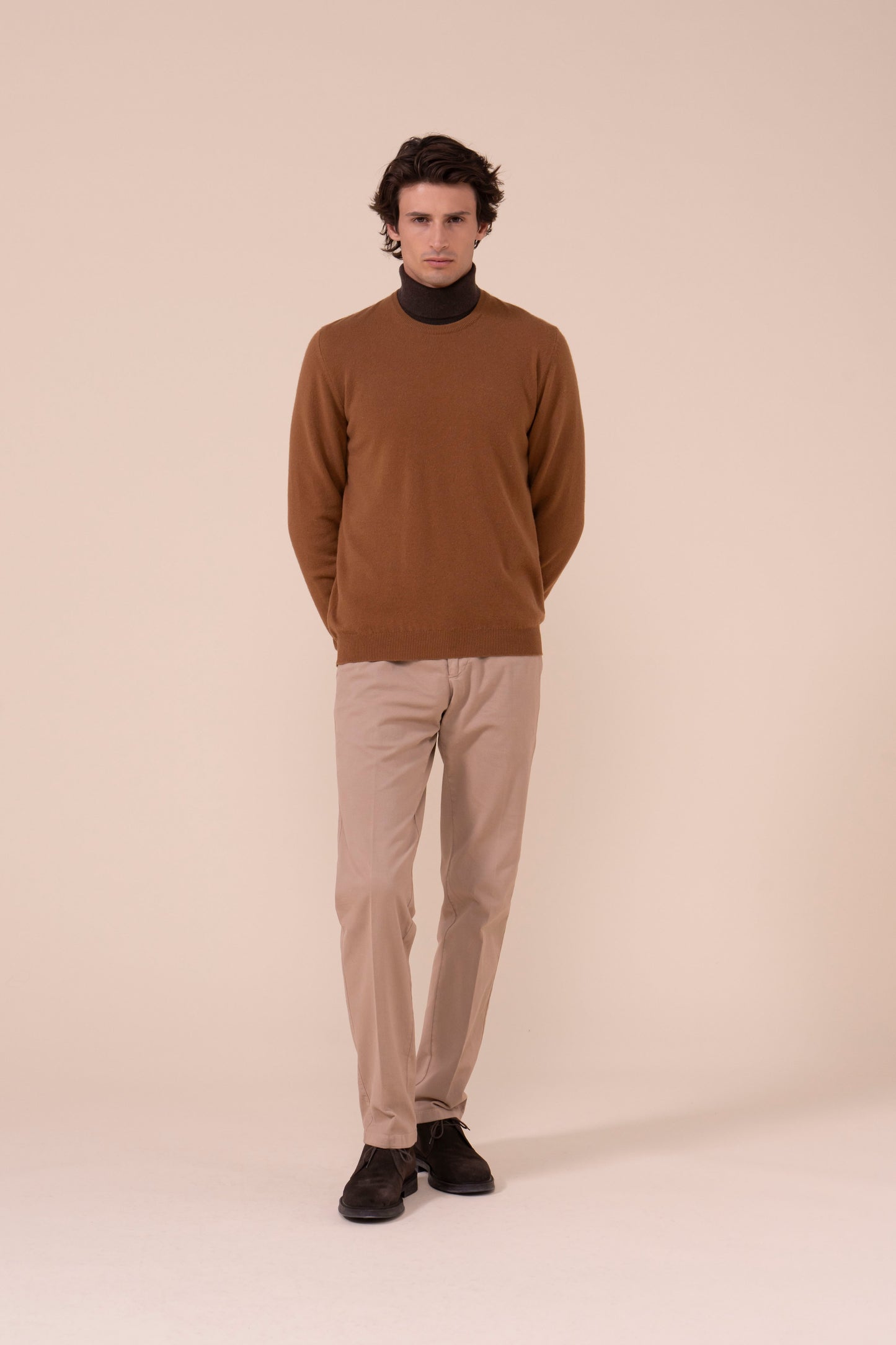 Argentina maglia girocollo in vicuña - SIENNA