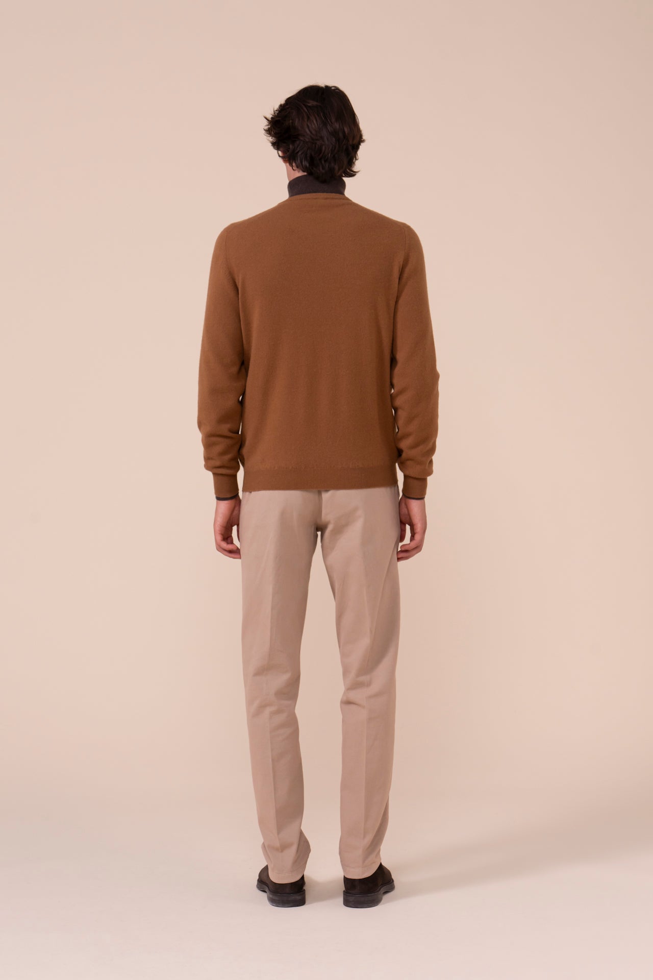 Argentina maglia girocollo in vicuña - SIENNA