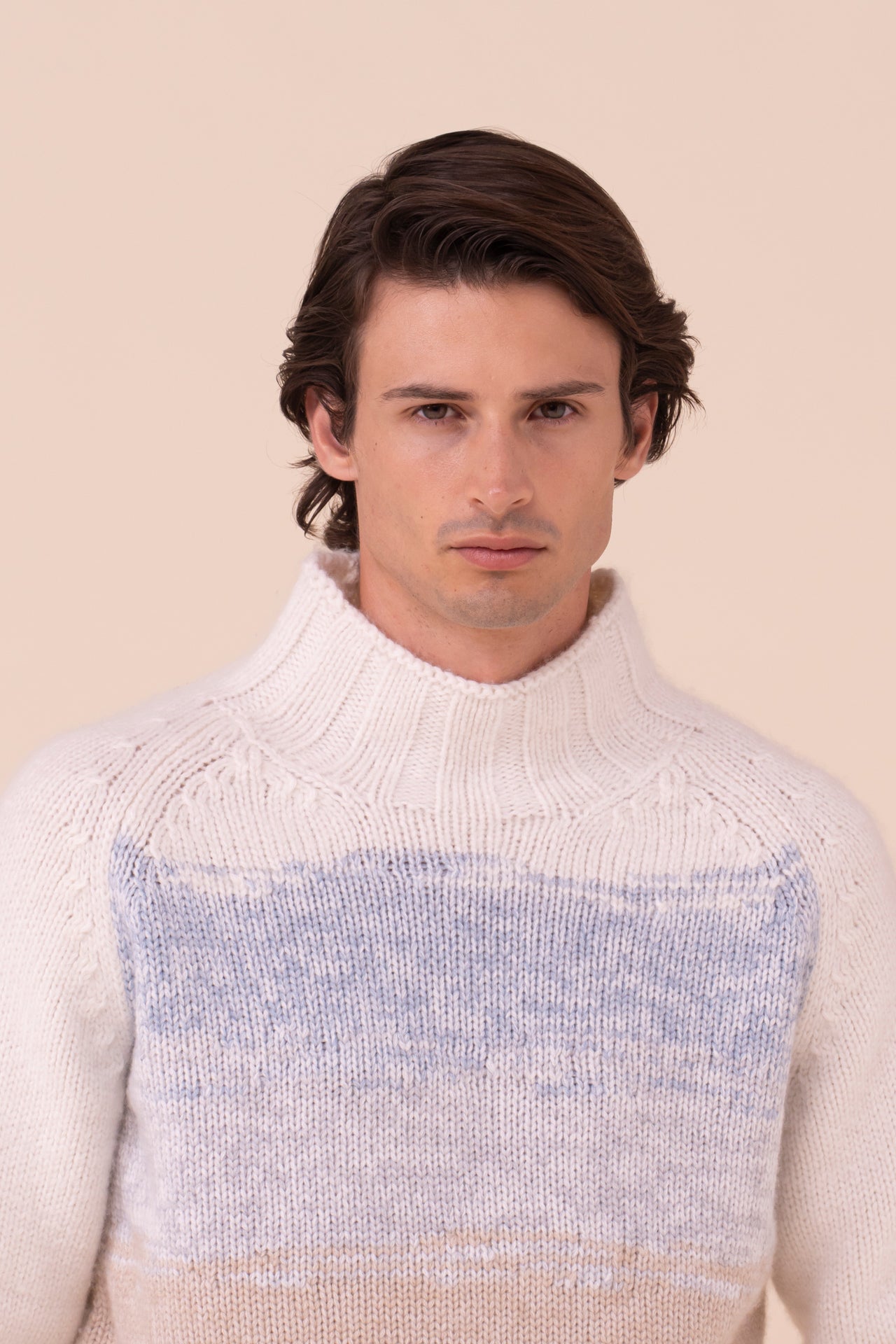 Lavaredo Cashmere Intarsia High Neck - V.U.