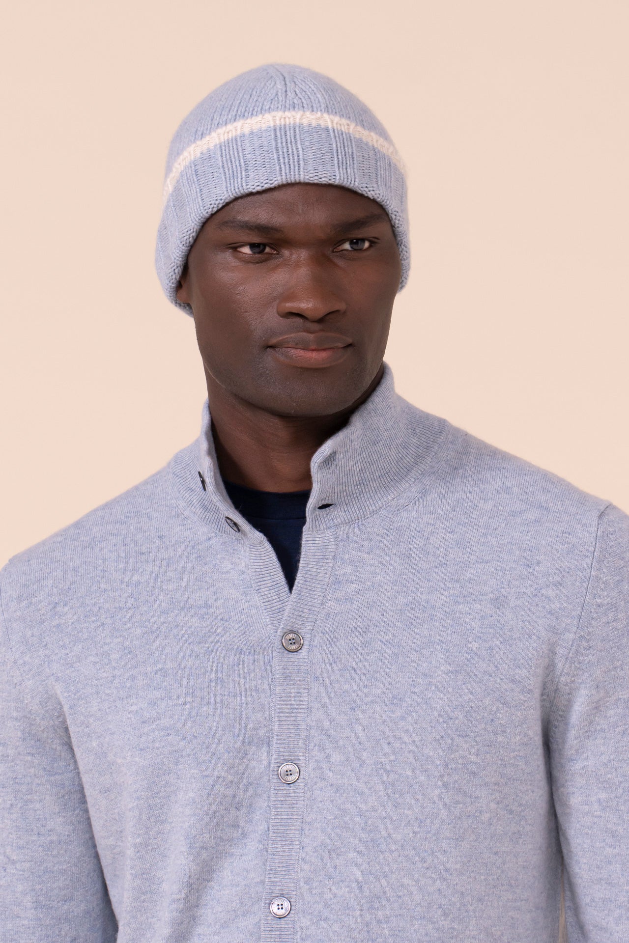 Favonius cardigan in cashmere con bottoni - WAVEMELANGE