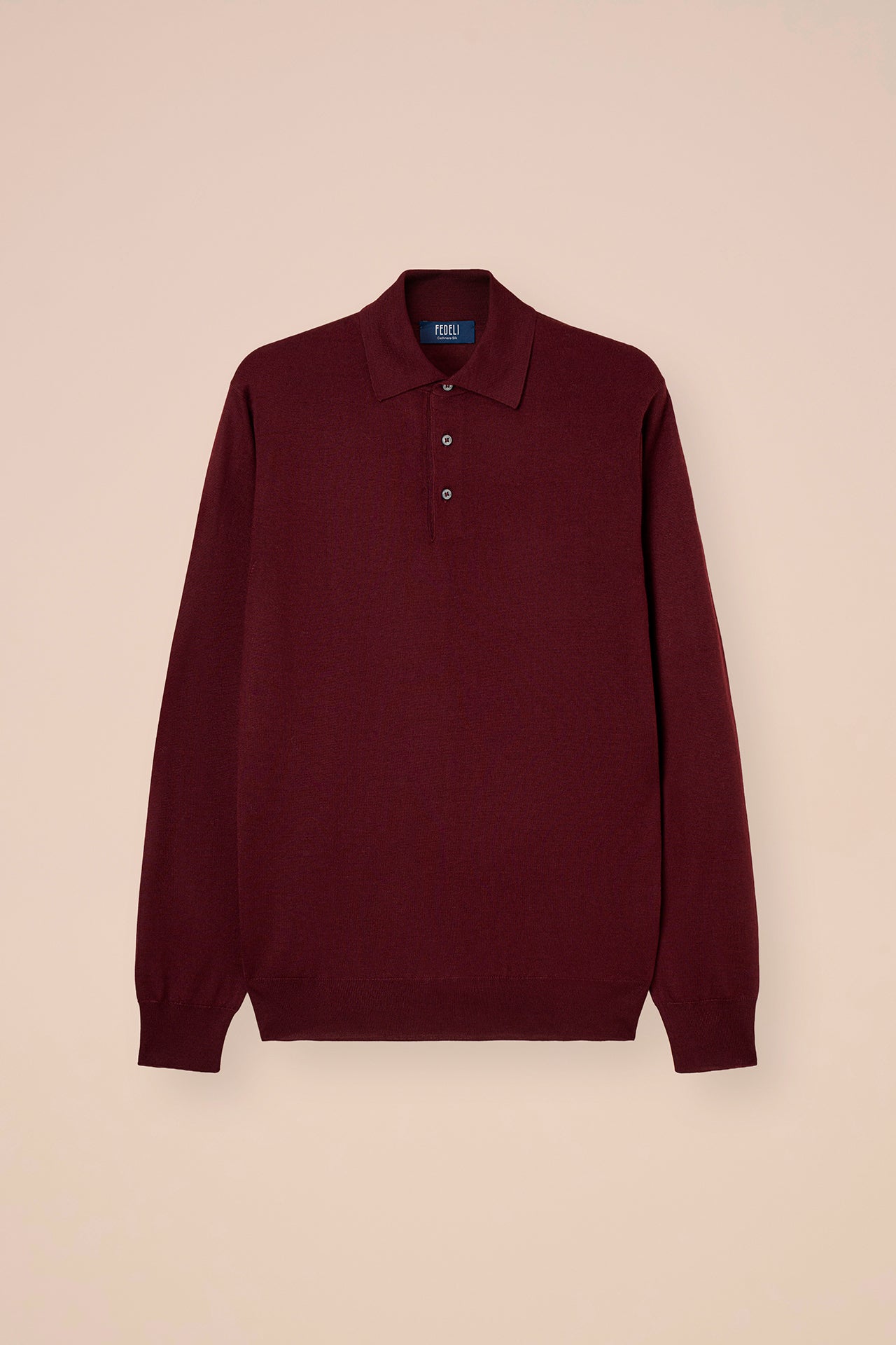 Sportman Cashmere Silk Polo Shirt - DARKGREIGE