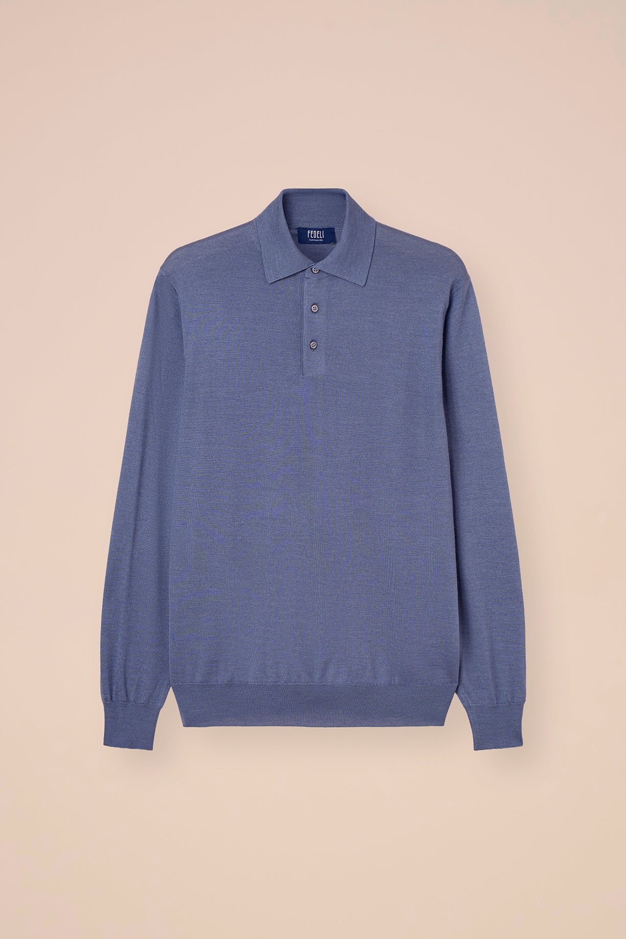 Sportman Cashmere Silk Polo Shirt - DARKGREIGE