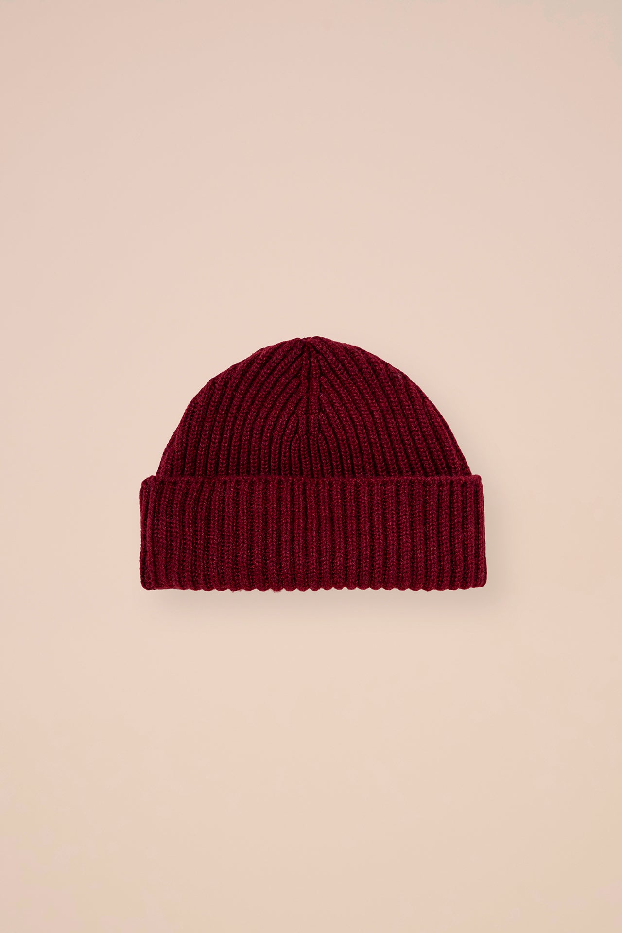 Alfredo cappello in maglia di cashmere - MERLOT