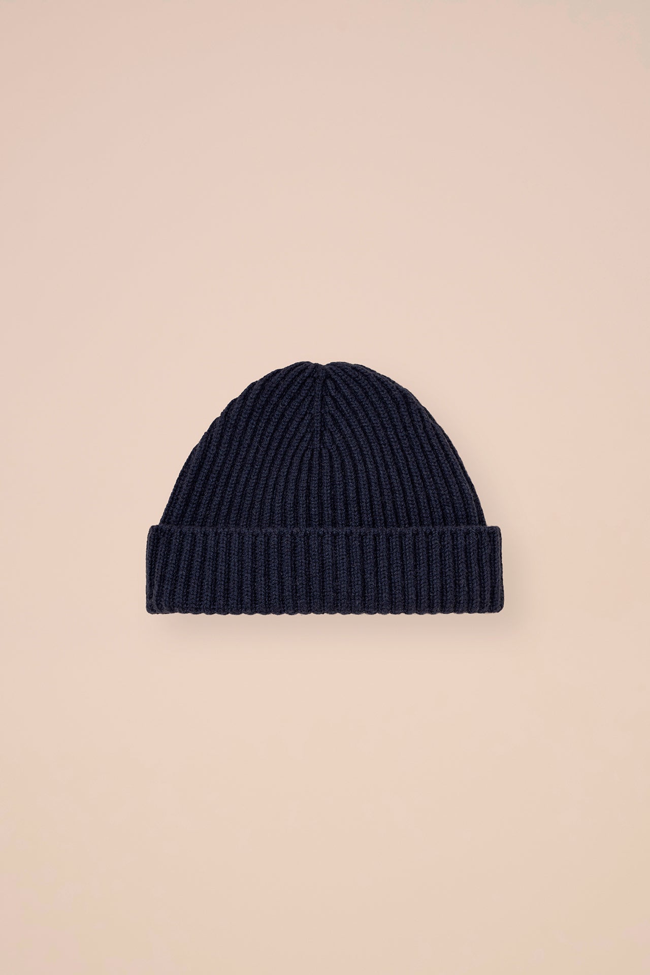 Alfredo cappello in maglia di cashmere - MIDNIGHTBLUE