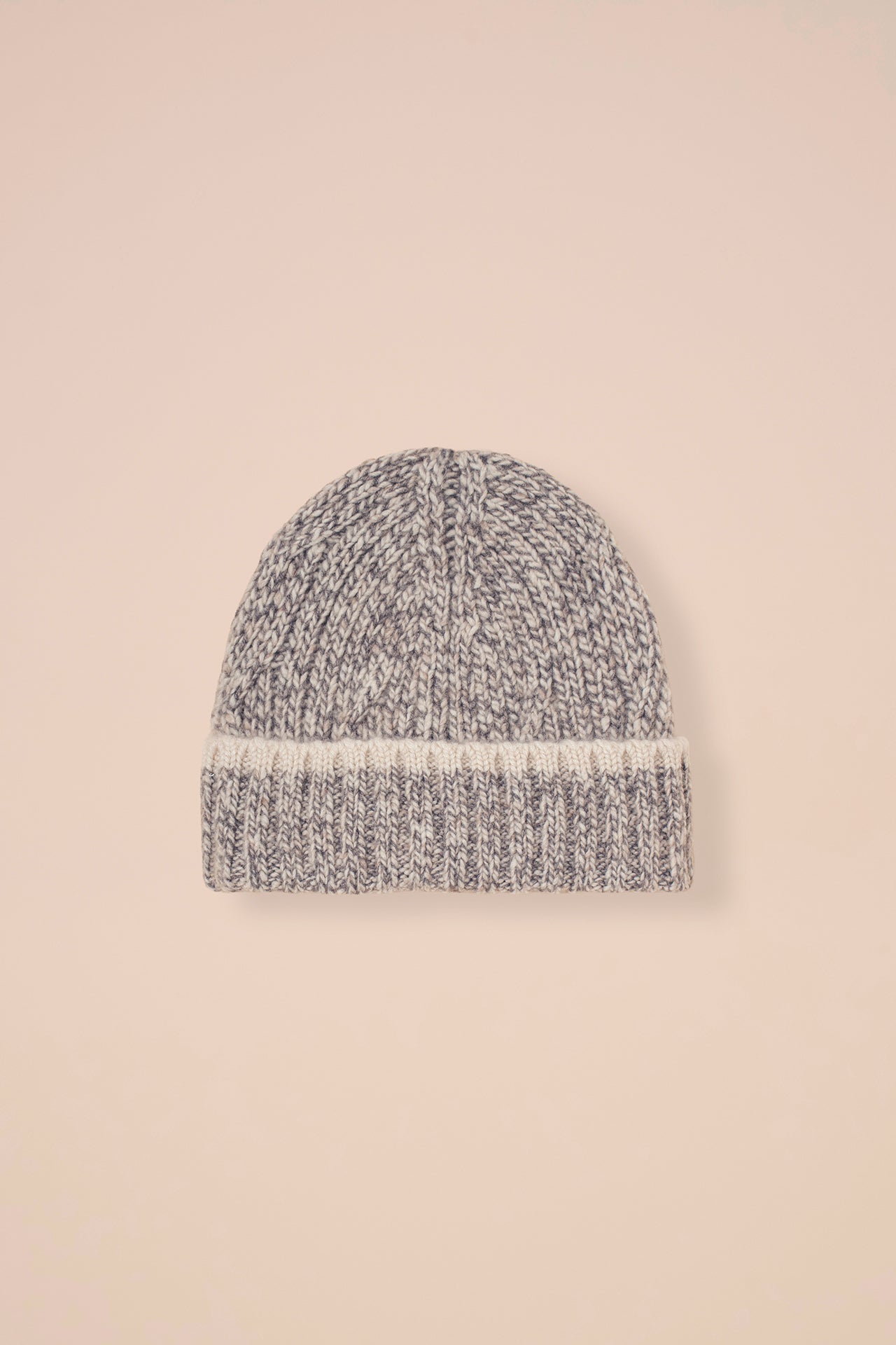 Daddy Scotland Cashmere Beanie - Bicolor - PETROLEUM
