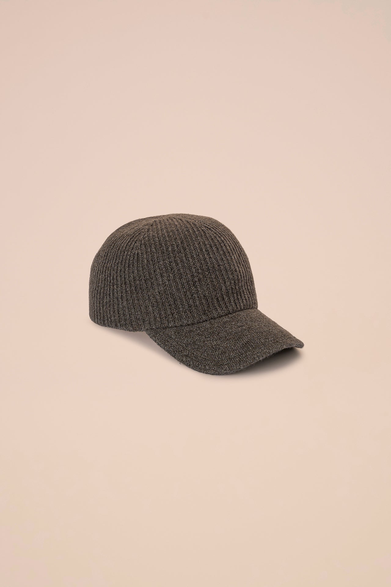 Brit Cashmere Knit Cap - GRAY