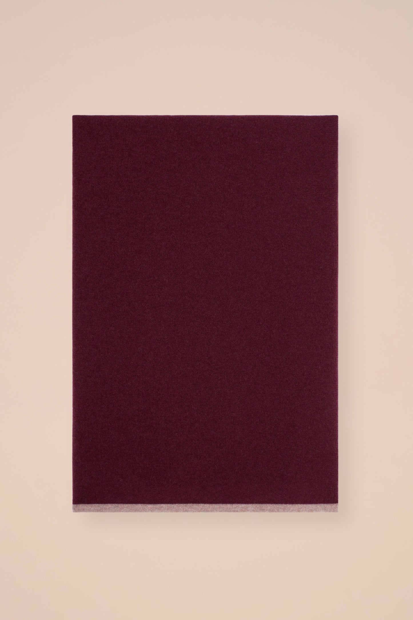 Open sciarpa in cashmere - Bicolor - BASALTGRAY
