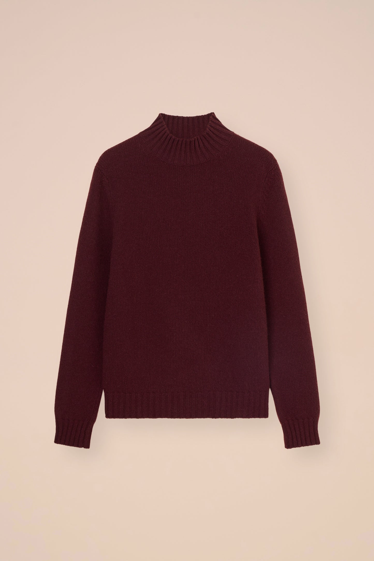 Onda Wool Cashmere Mock-Neck Sweater - ROPEMELANGE