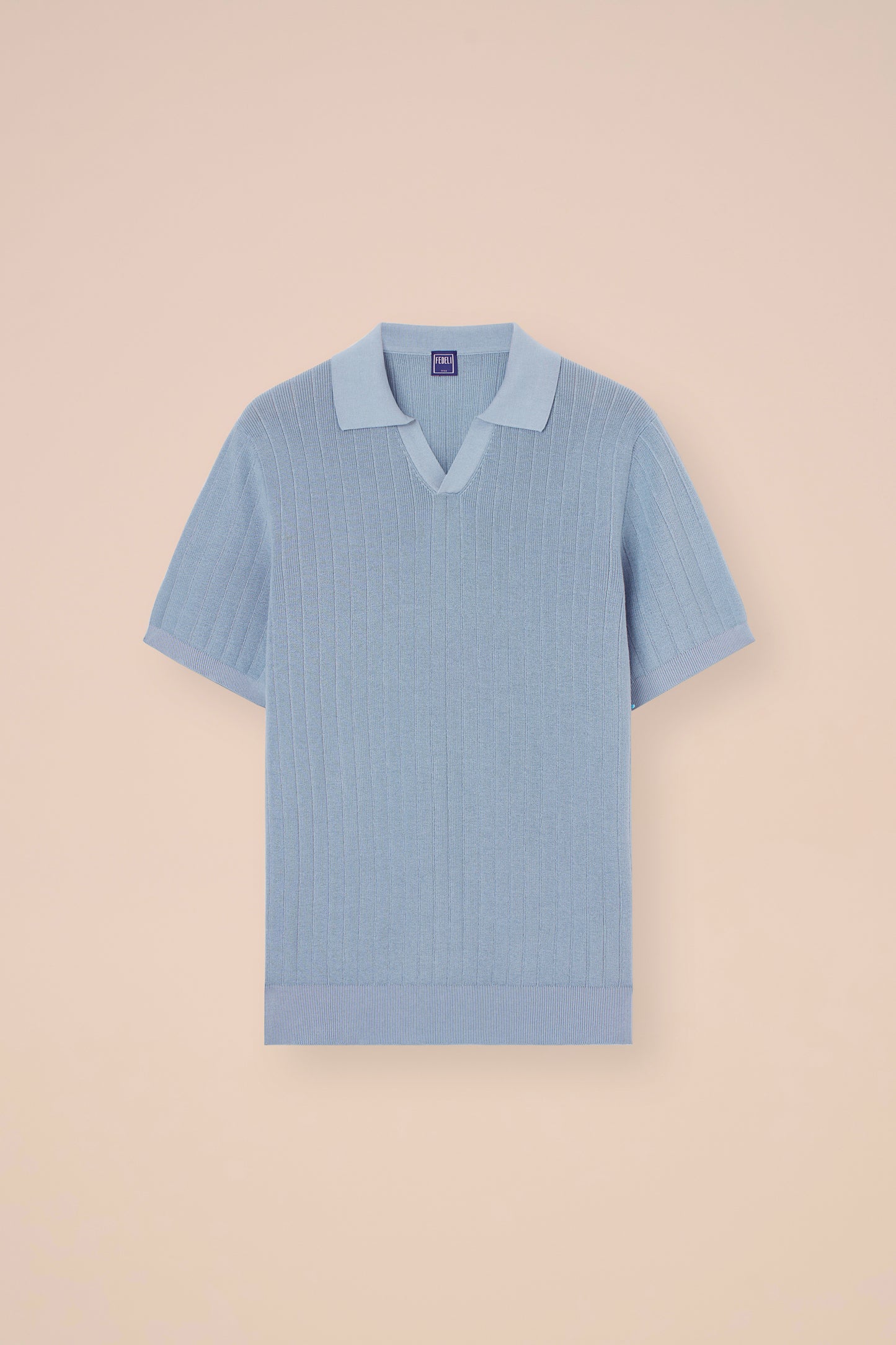 Matheus polo a maniche corte in cotone organico Giza - WHITE
