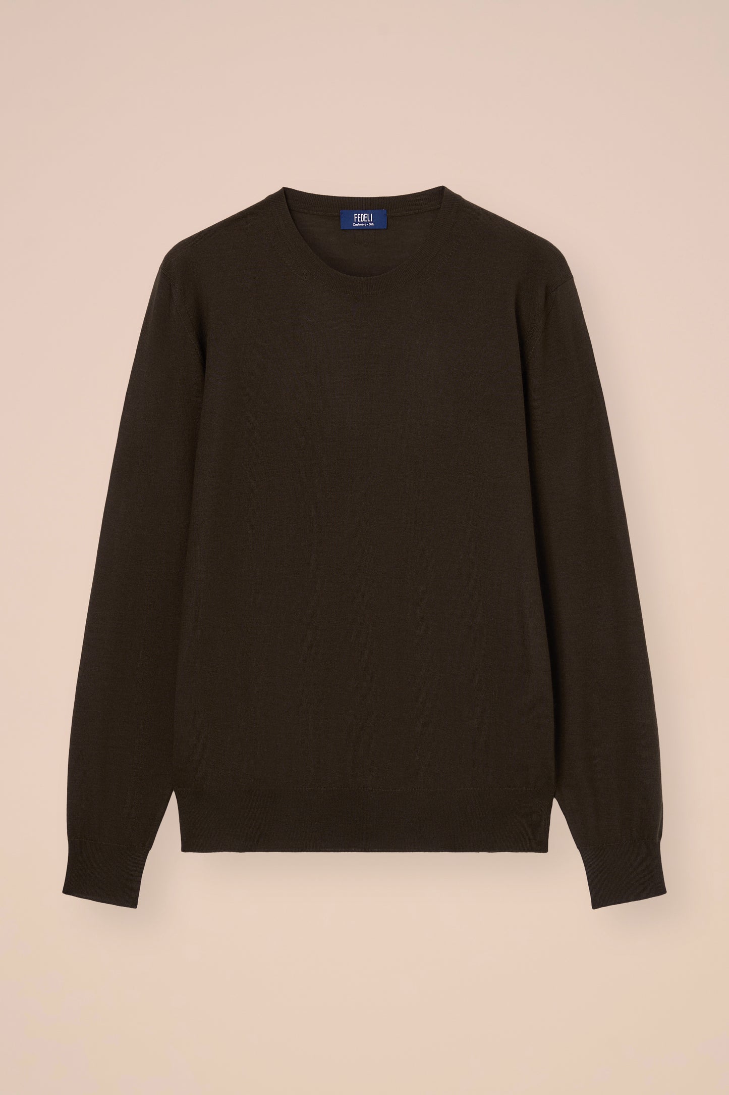Argentina girocollo in cashmere e seta - DENIM