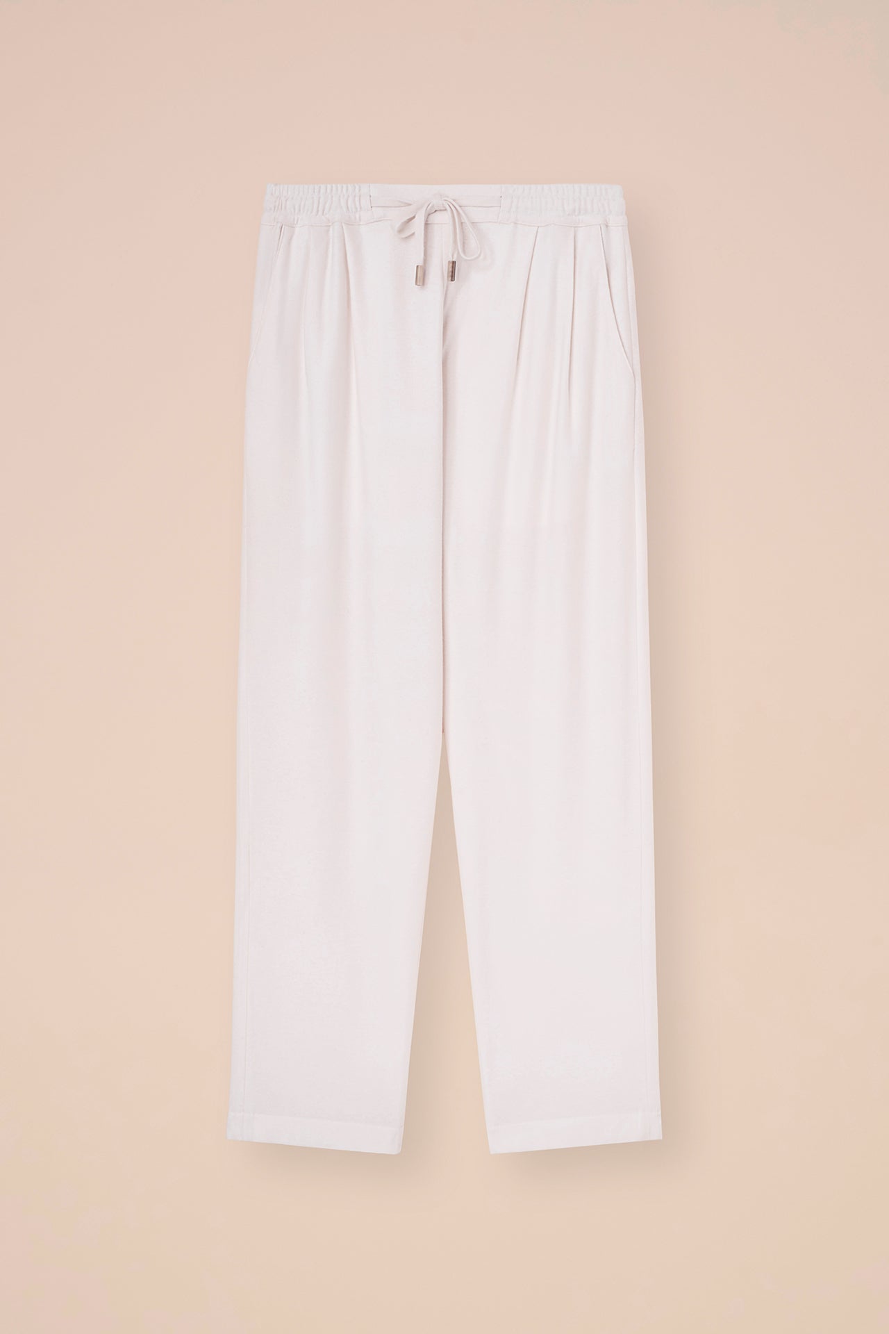 Magenta Cashmere Flanel Straight Pants - DUNES