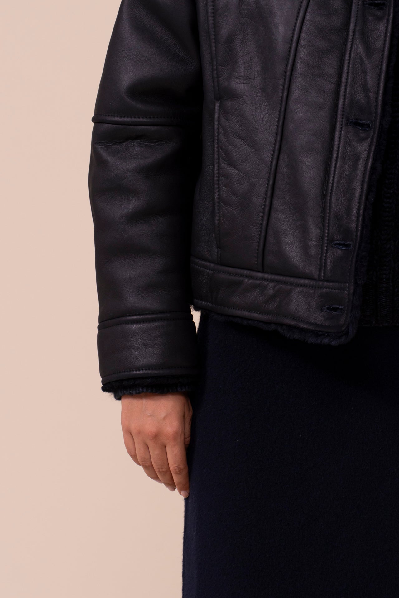 Cromite bomber in montone - Reversibile - STORM