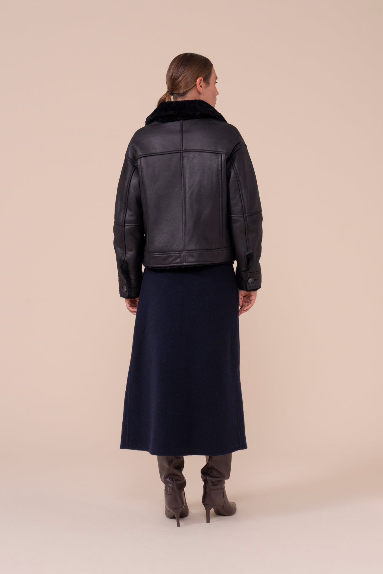 Cromite bomber in montone - Reversibile - STORM