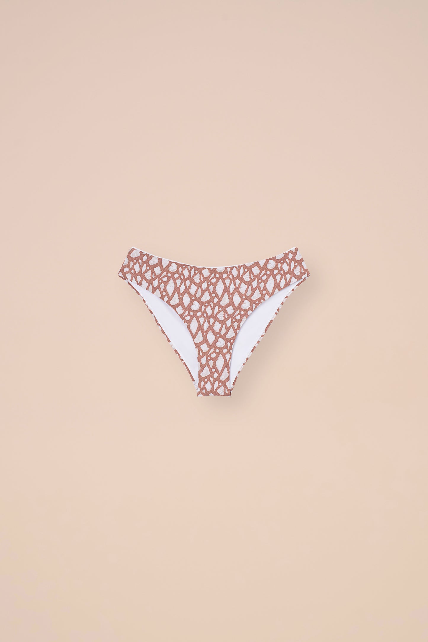 Canada Bikini Bottom - Shells Pattern - SIENNA