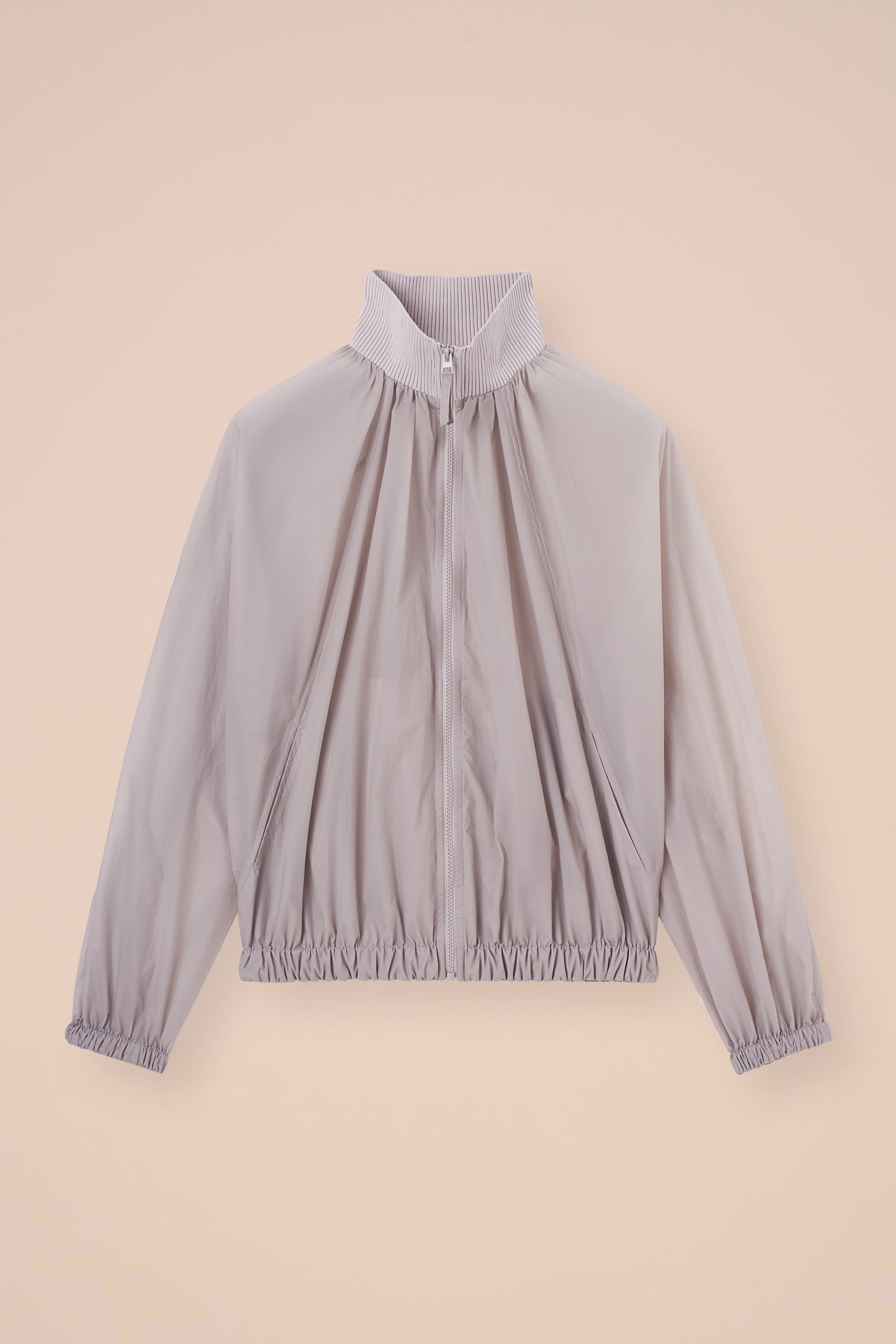 Barocco bomber in tessuto tecnico - WHITESMOKE