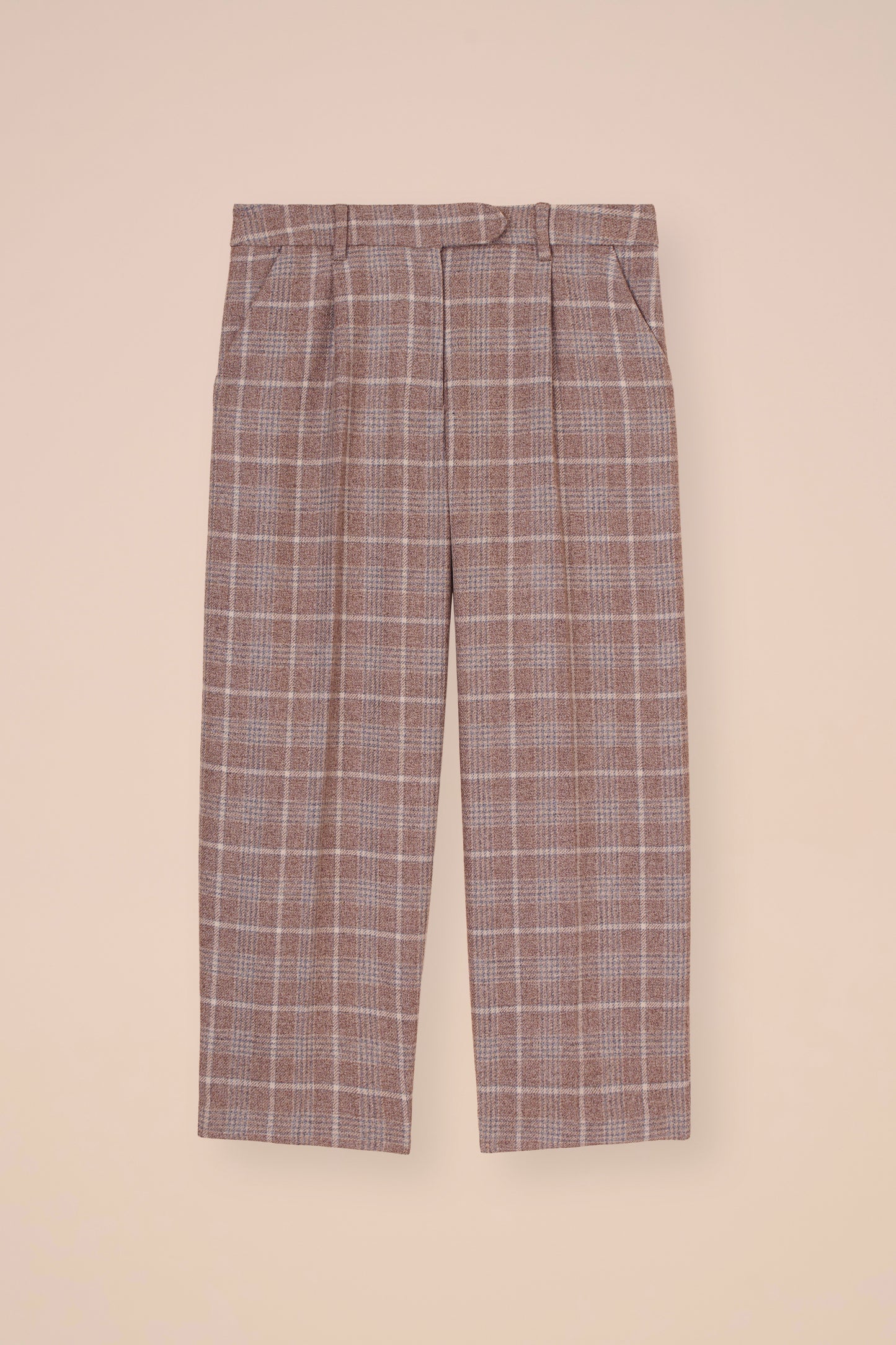 Rosalinda pantaloni carrot fit in cashmere jack - DUNES