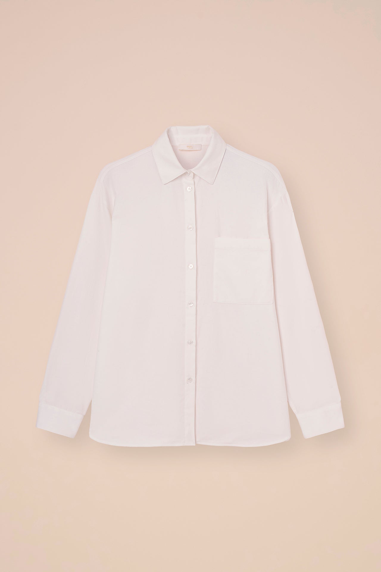 Palmaria camicia in caldo cotone - WHITE