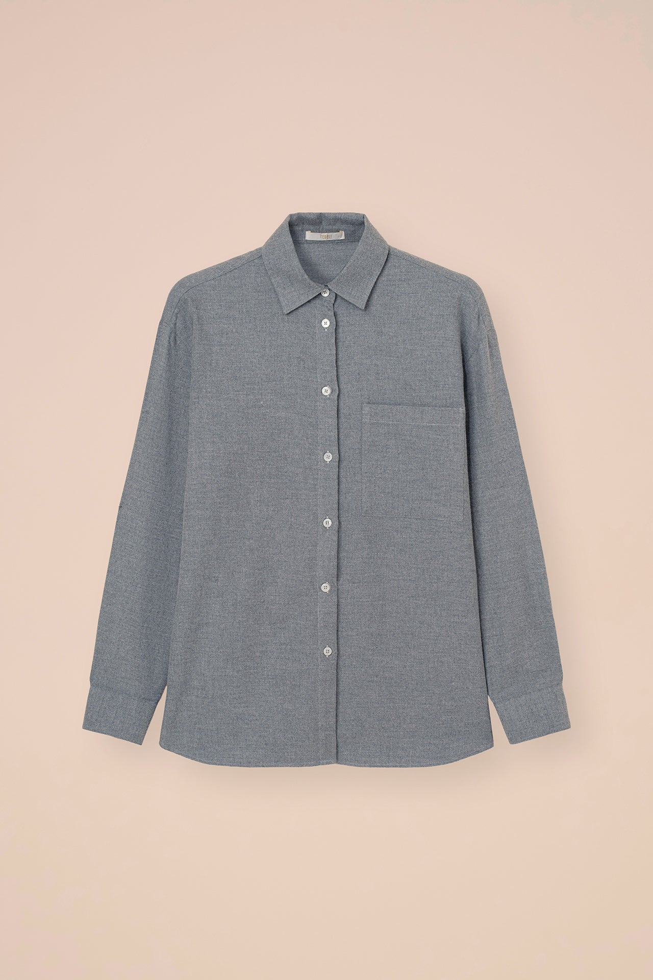 Palmaria camicia in caldo cotone - WHITE