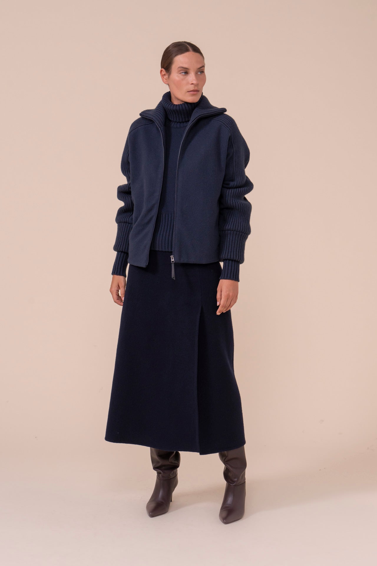 Perlage bomber in cashmere - STORM
