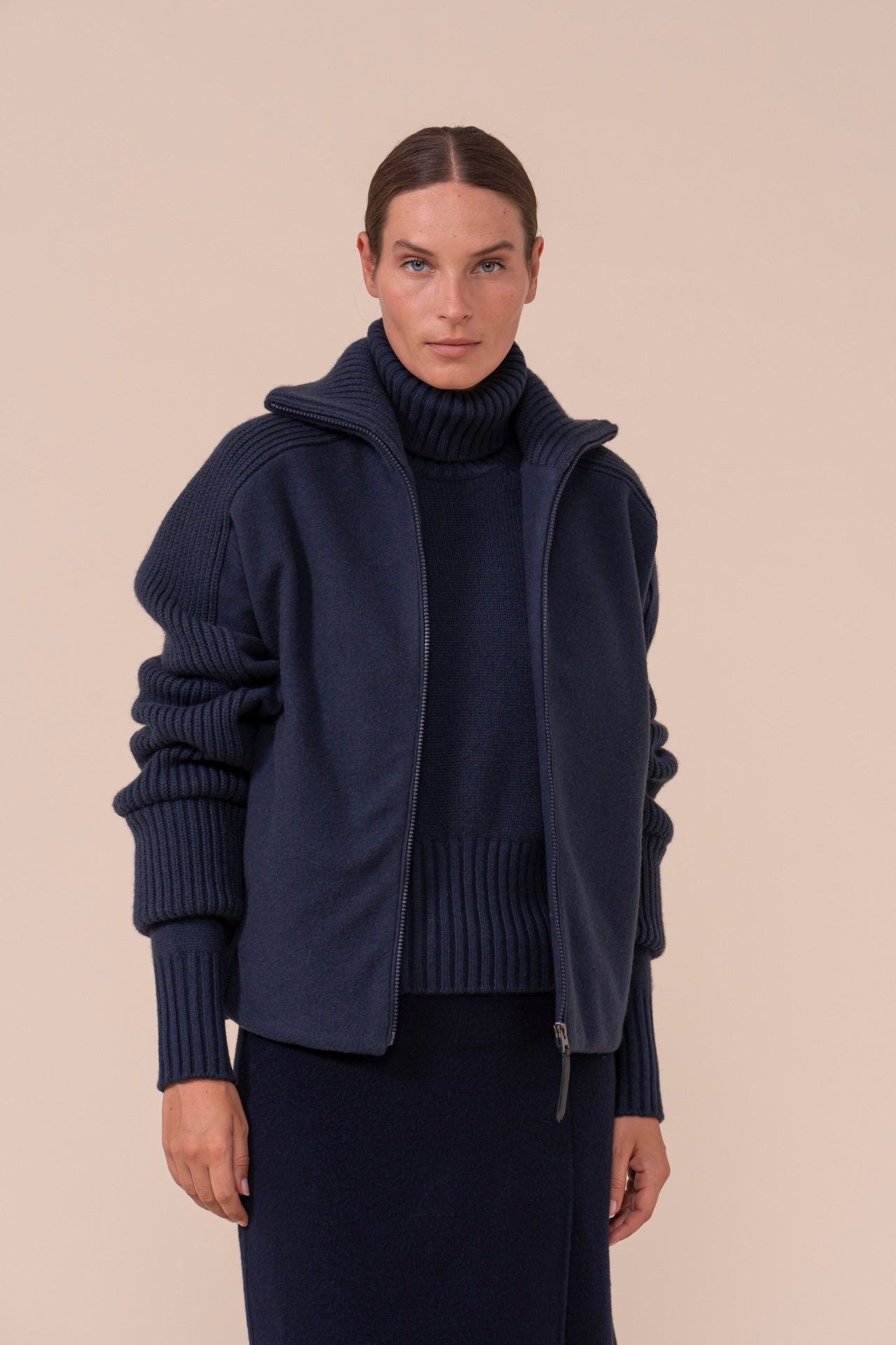 Perlage bomber in cashmere - STORM