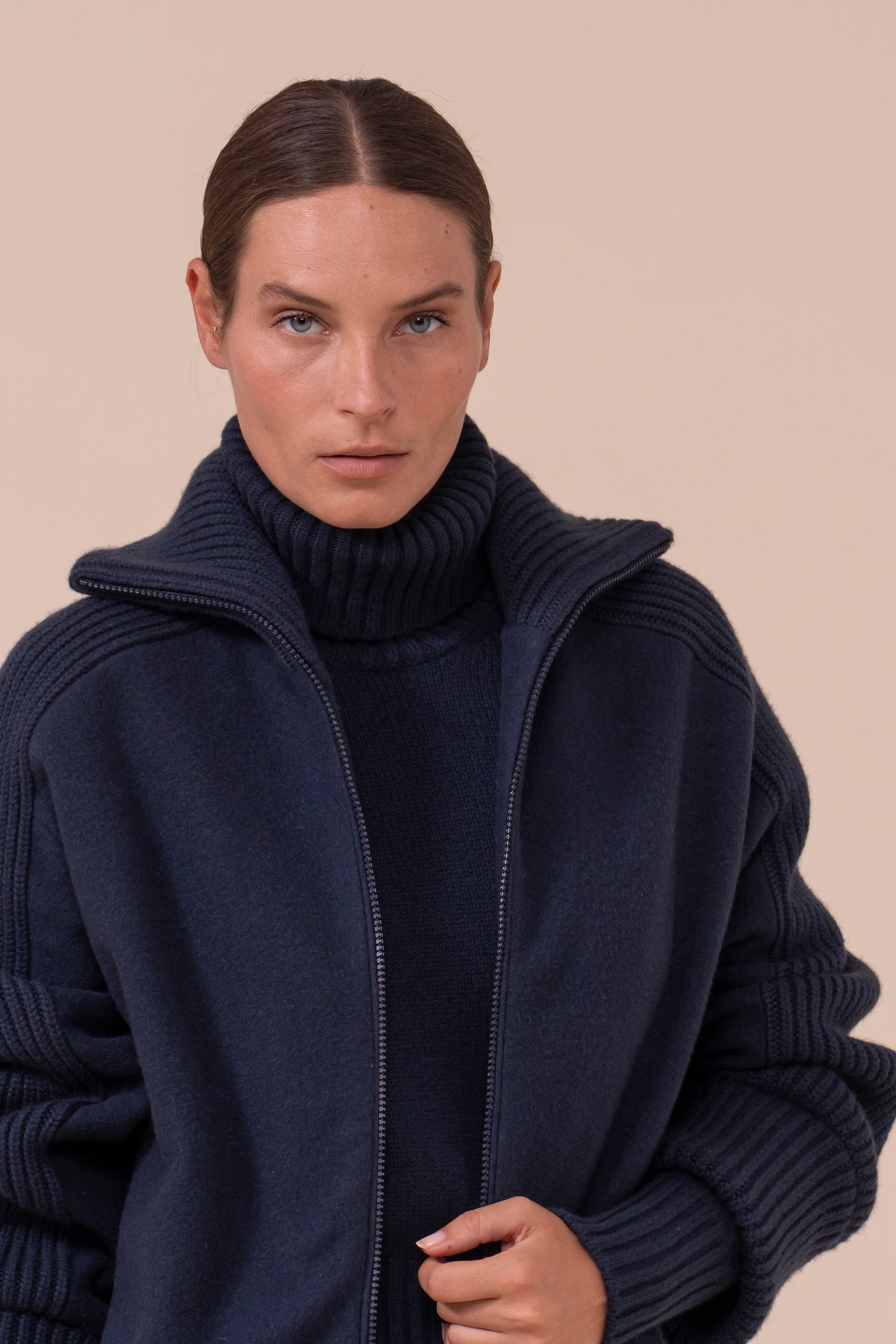 Perlage bomber in cashmere - STORM