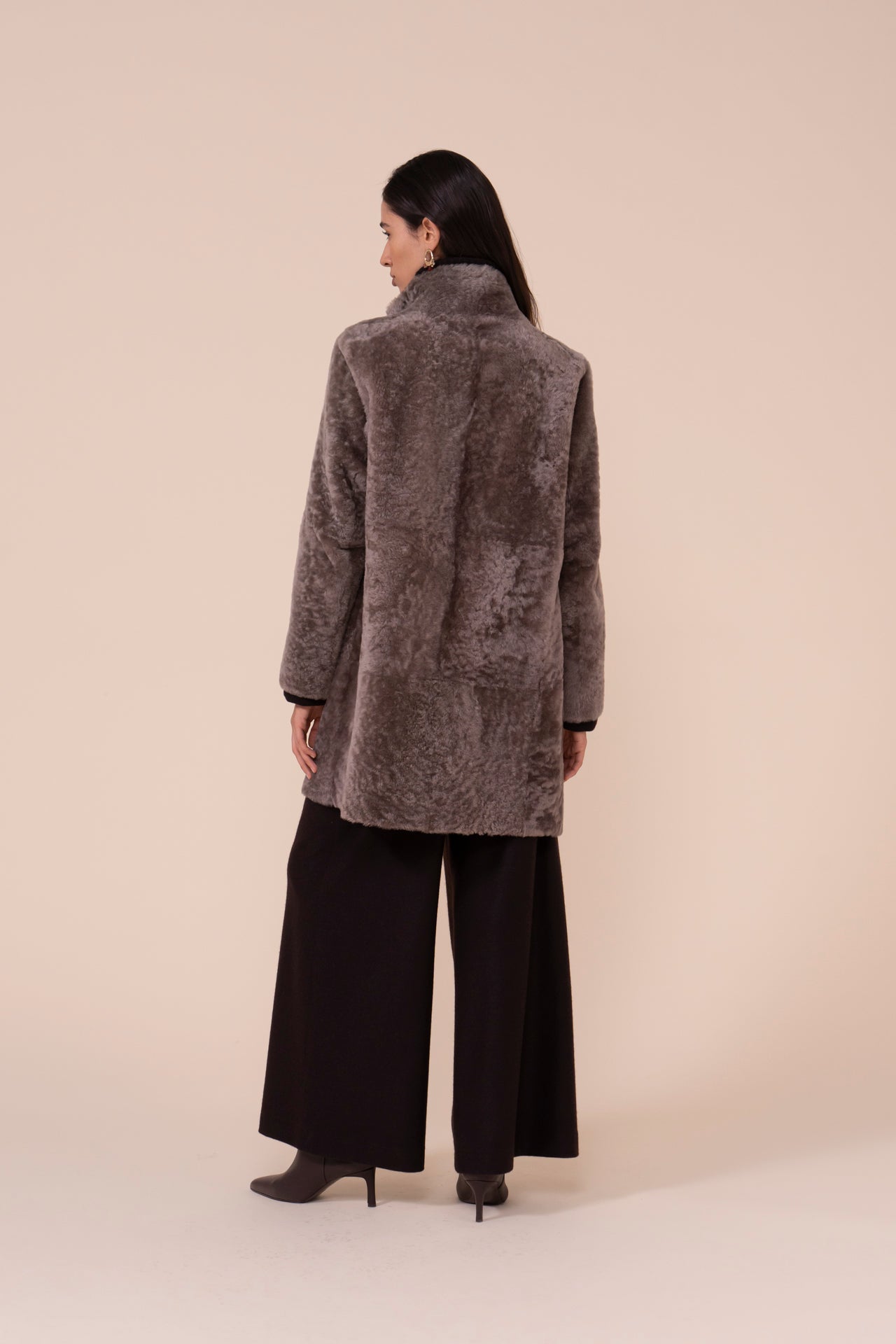 Alite cappotto in montone - Reversibile - MUD