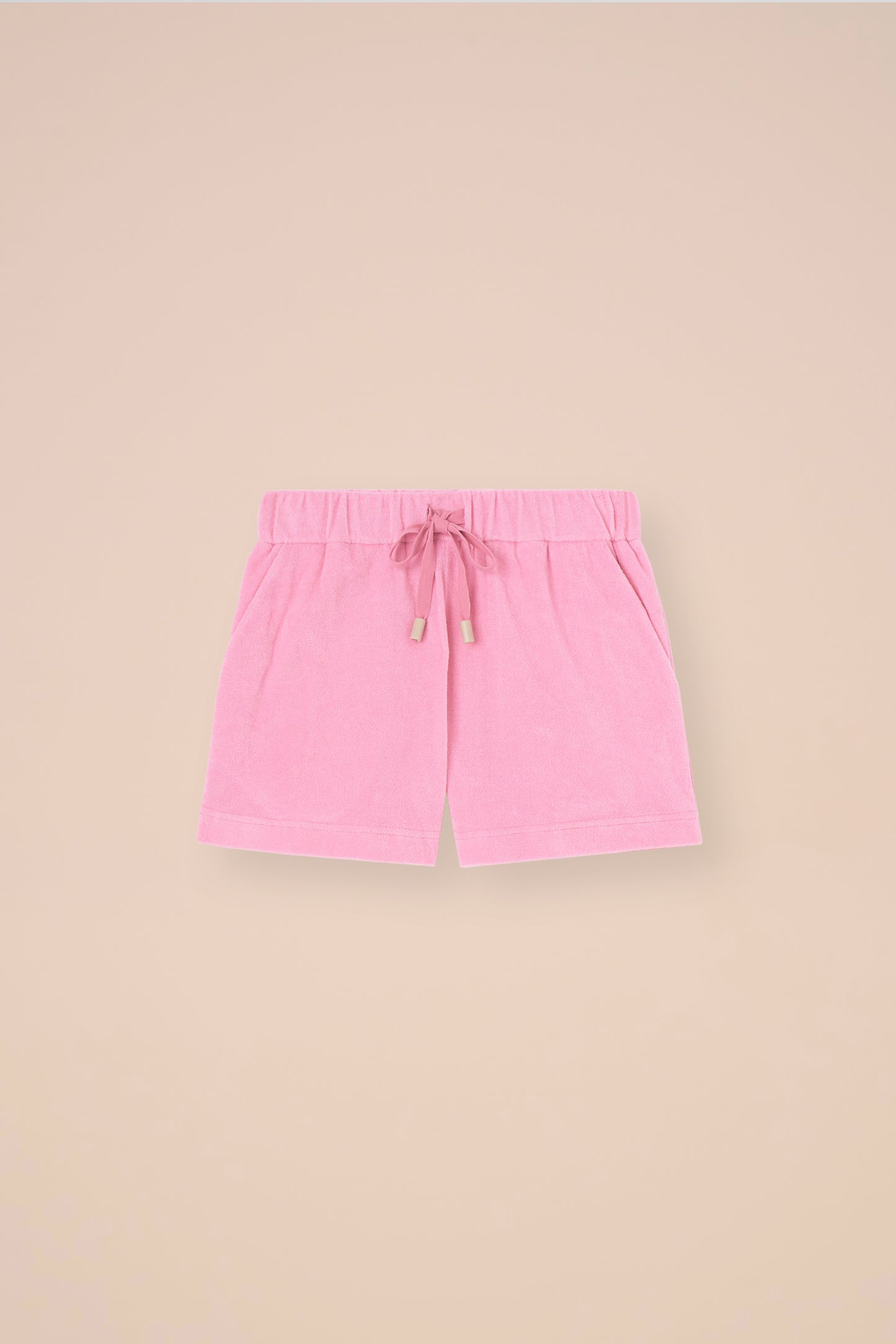 Orosei shorts in spugna di cotone - WHITE
