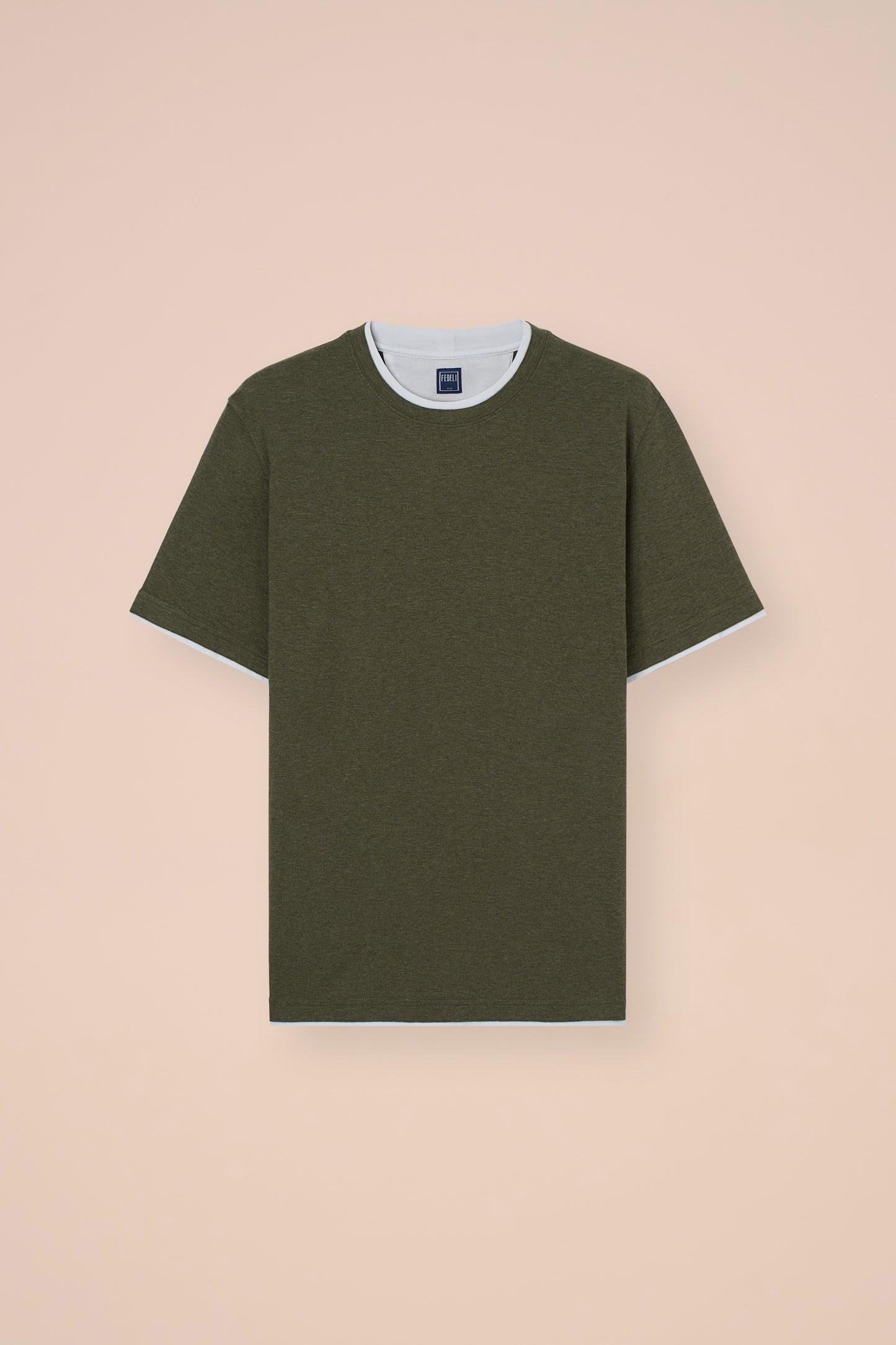 Duo Cotton Jersey Mèlange T-shirt - WAVE