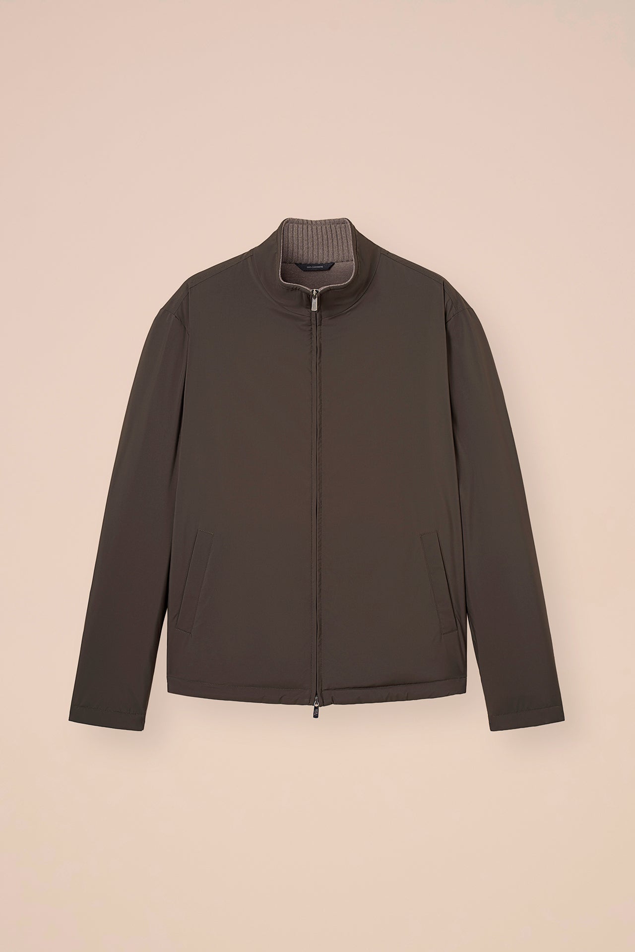 Rob Airstop and Cashmere Flanel Full-zip Jacket - DARKFOREST