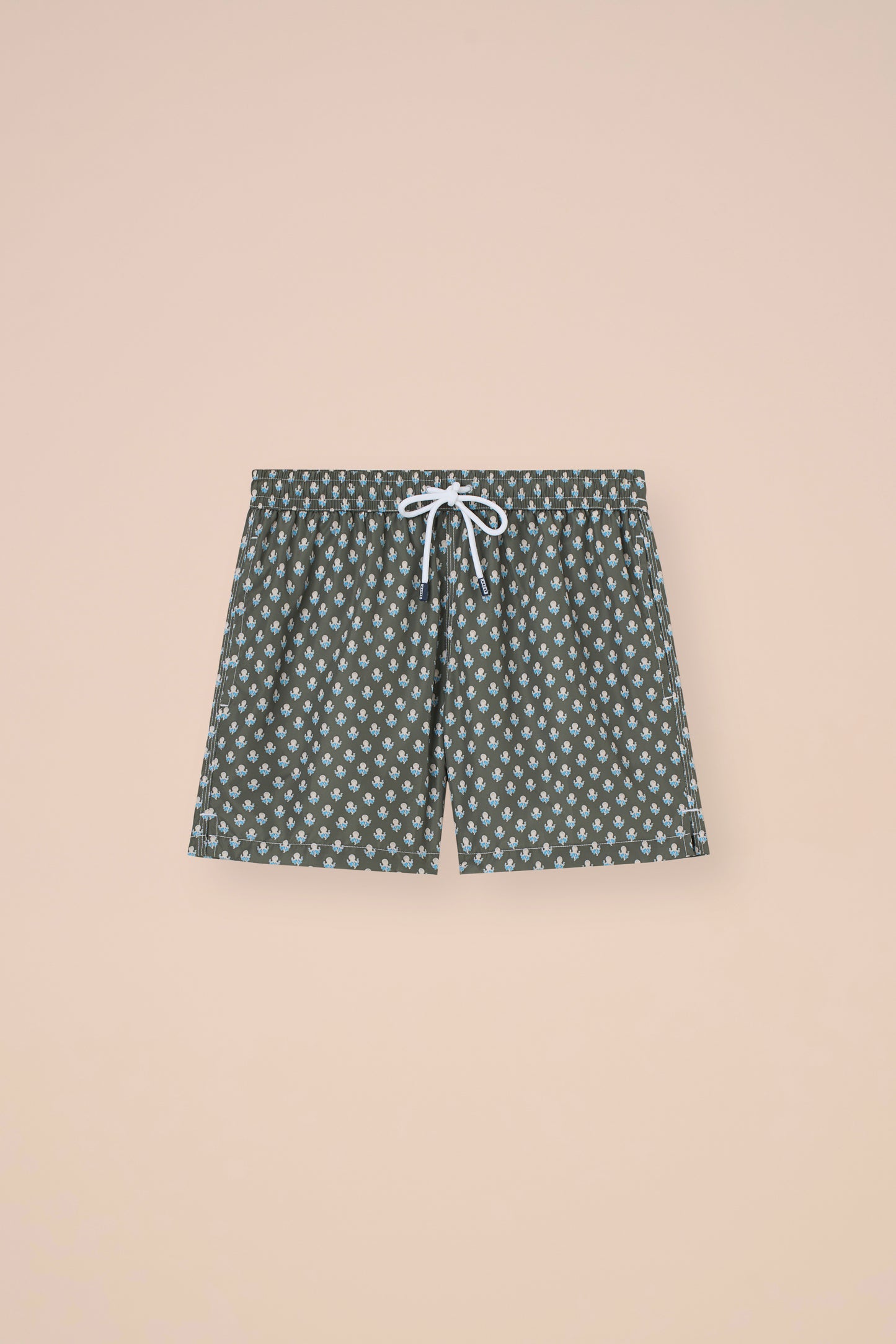 Madeira - The Sustainable Swim Trunks - Octopus Pattern - DARKPACIFICBLUE