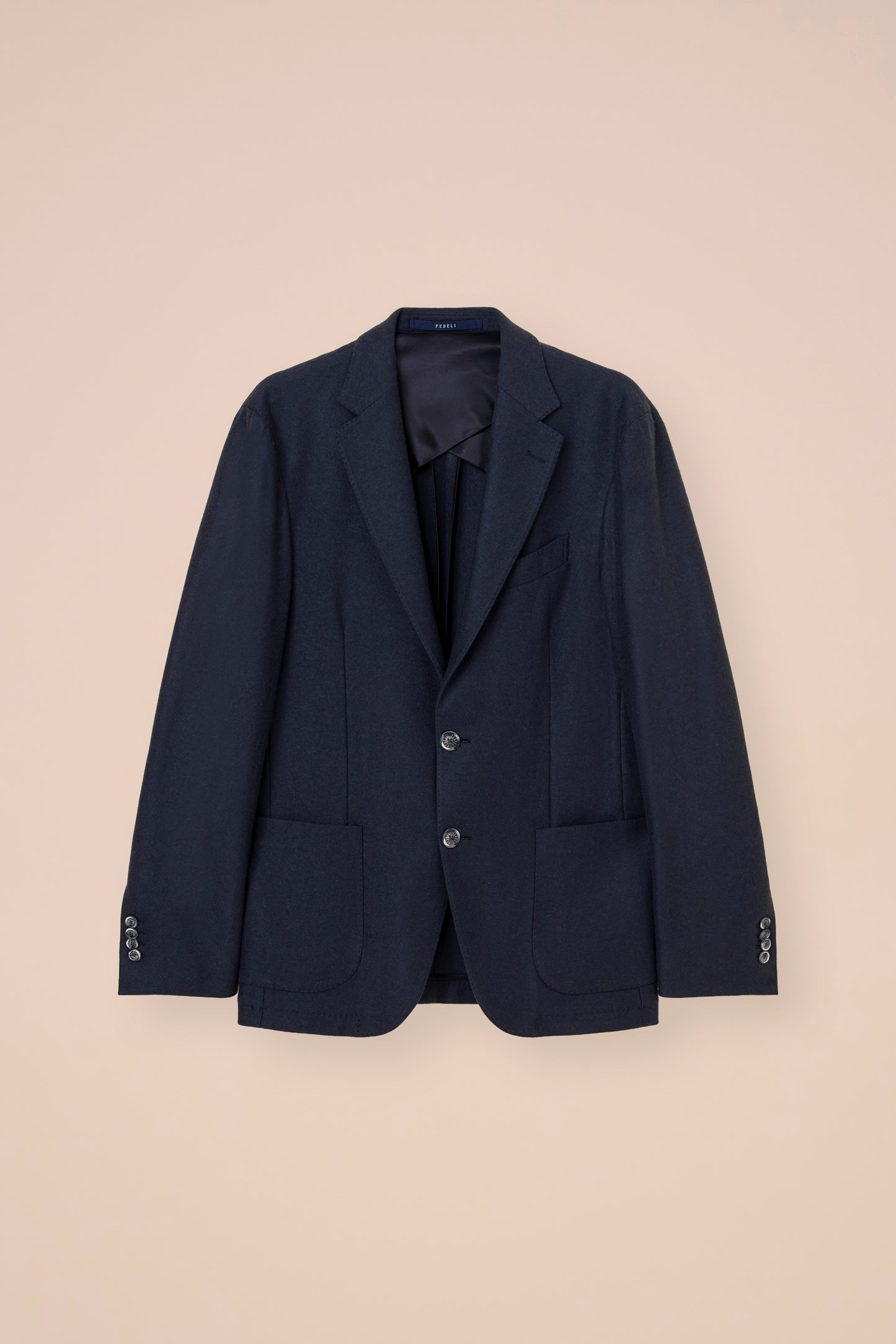 Taylor giacca monopetto in cashmere flanel - STORM