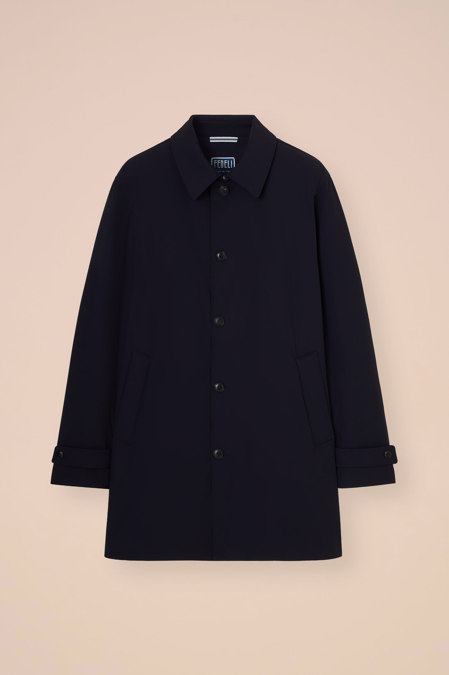Rain impermeabile in nylon bi-stretch - MIDNIGHTBLUE