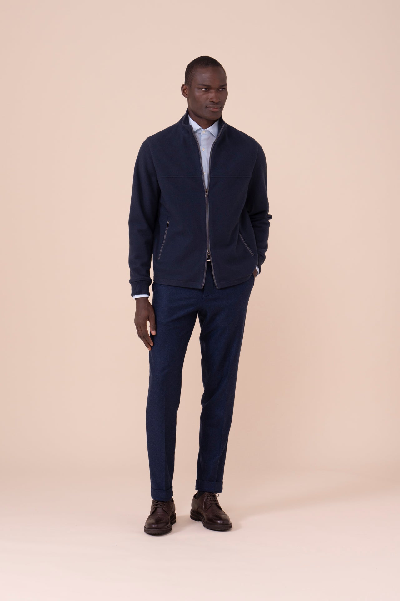 Par Cashmere Velour Jacket - STORM