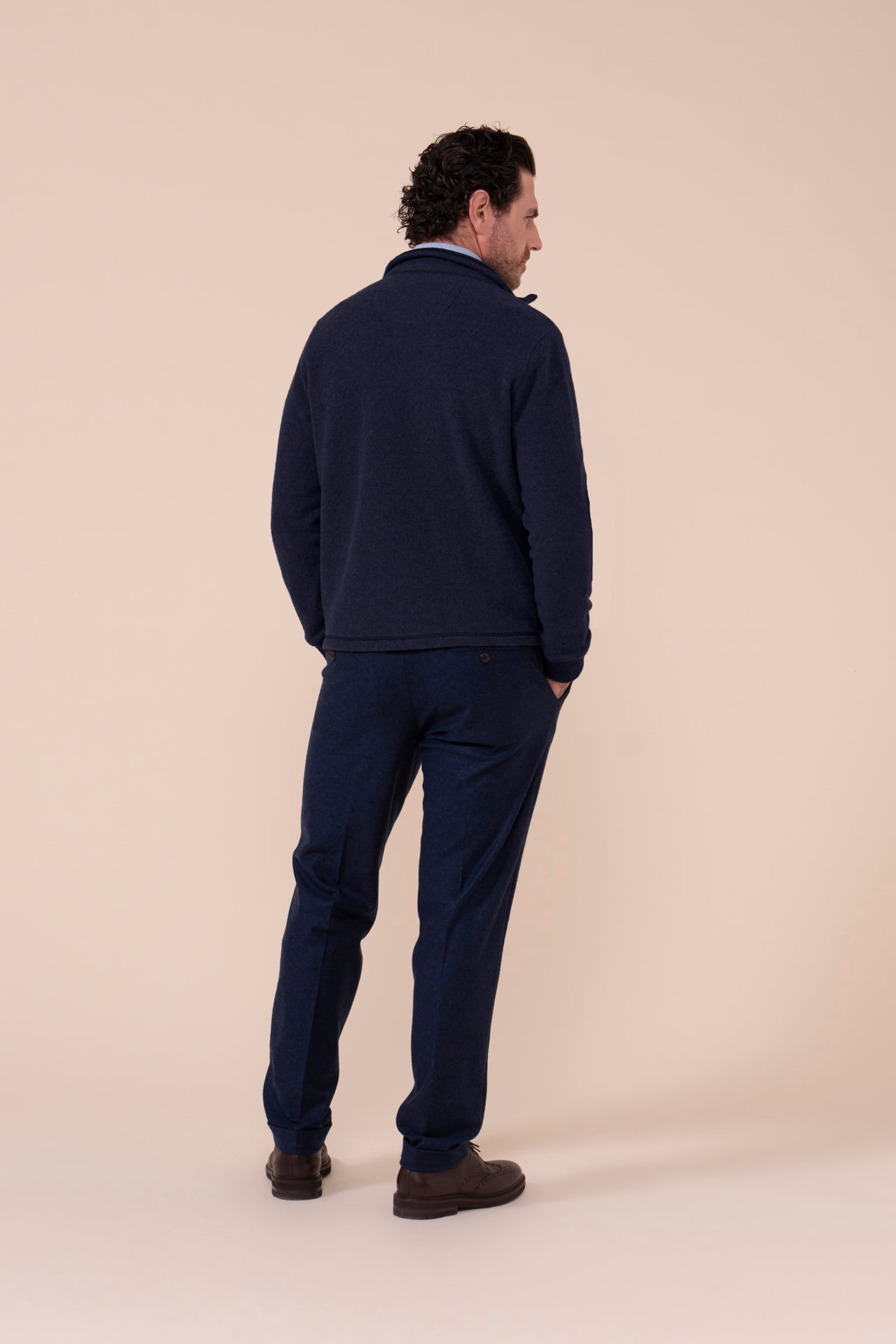 Par giacca in cashmere velour - STORM