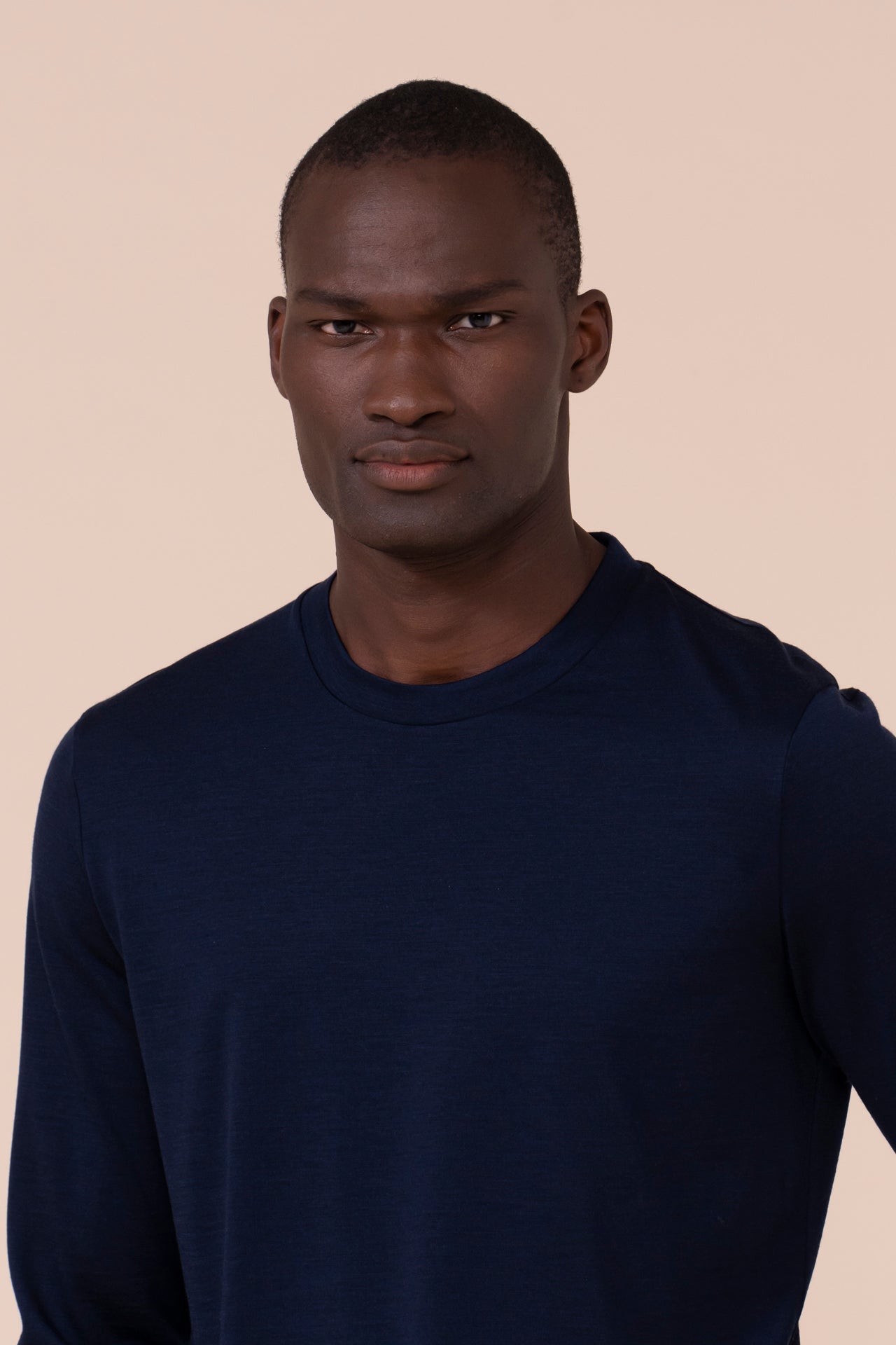 Extreme Jersey Wool Long Sleeve T-Shirt - MIDNIGHTBLUE