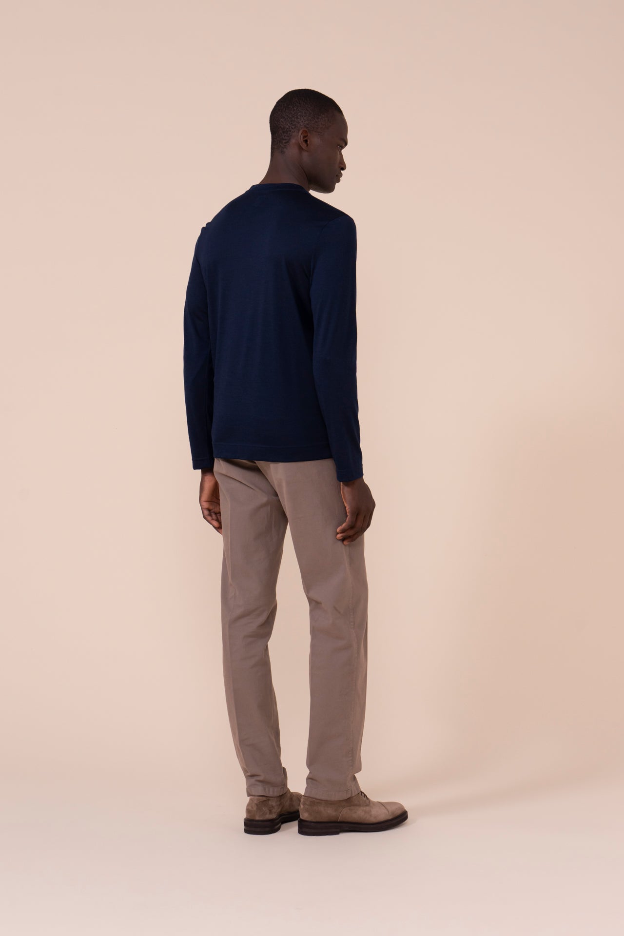 Extreme Jersey Wool Long Sleeve T-Shirt - MIDNIGHTBLUE