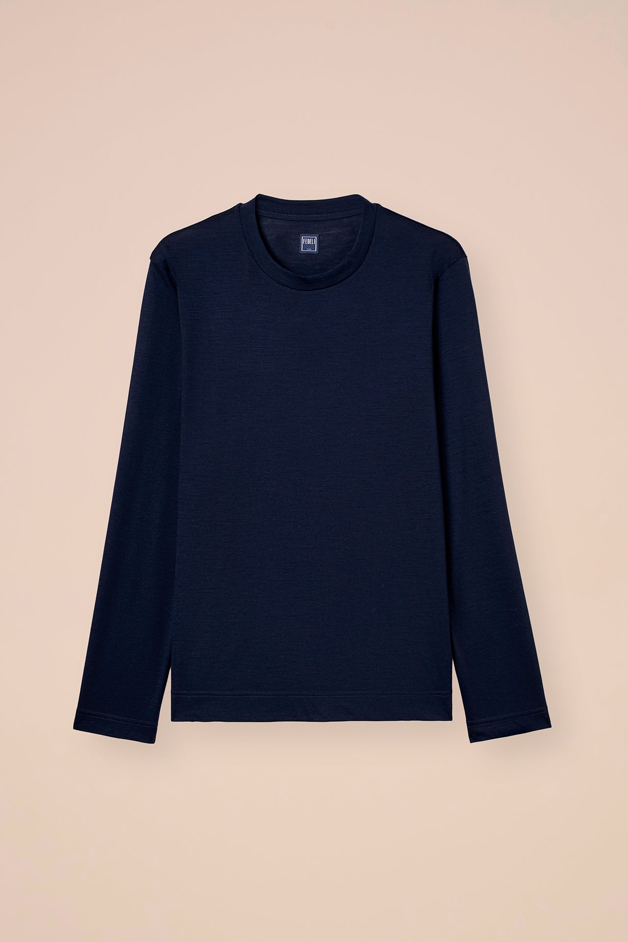 Extreme Jersey Wool Long Sleeve T-Shirt - MIDNIGHTBLUE