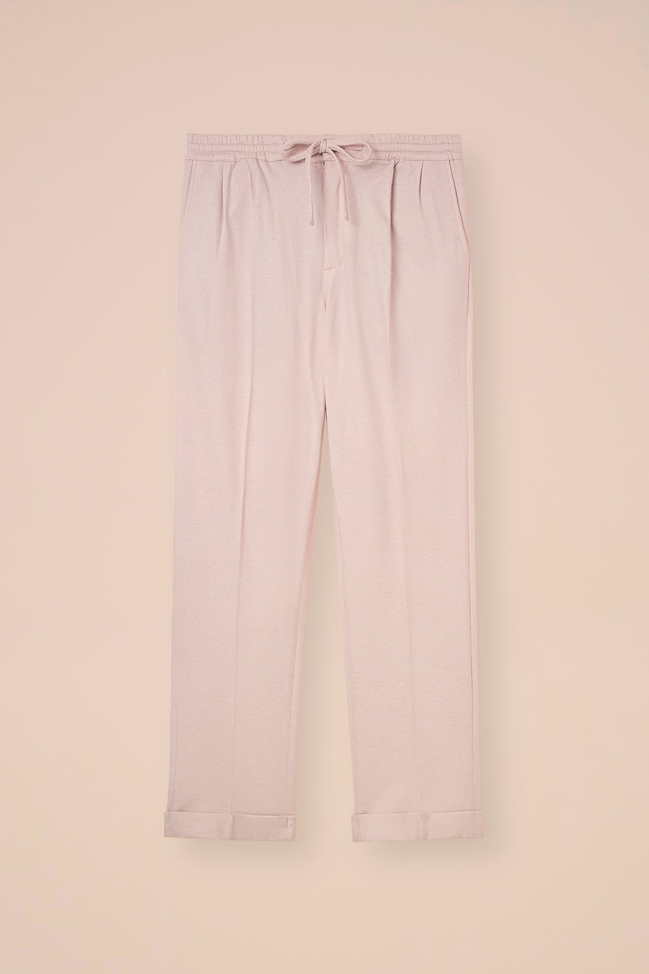 Harvard pantaloni morbidi in cashmere flanel - MIDNIGHTBLUE