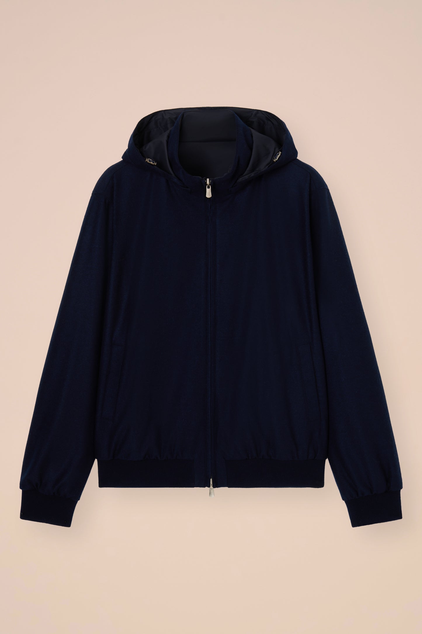 Stop bomber in Cashmere Flanel e Airstop - Reversibile - LIGHTDENIM