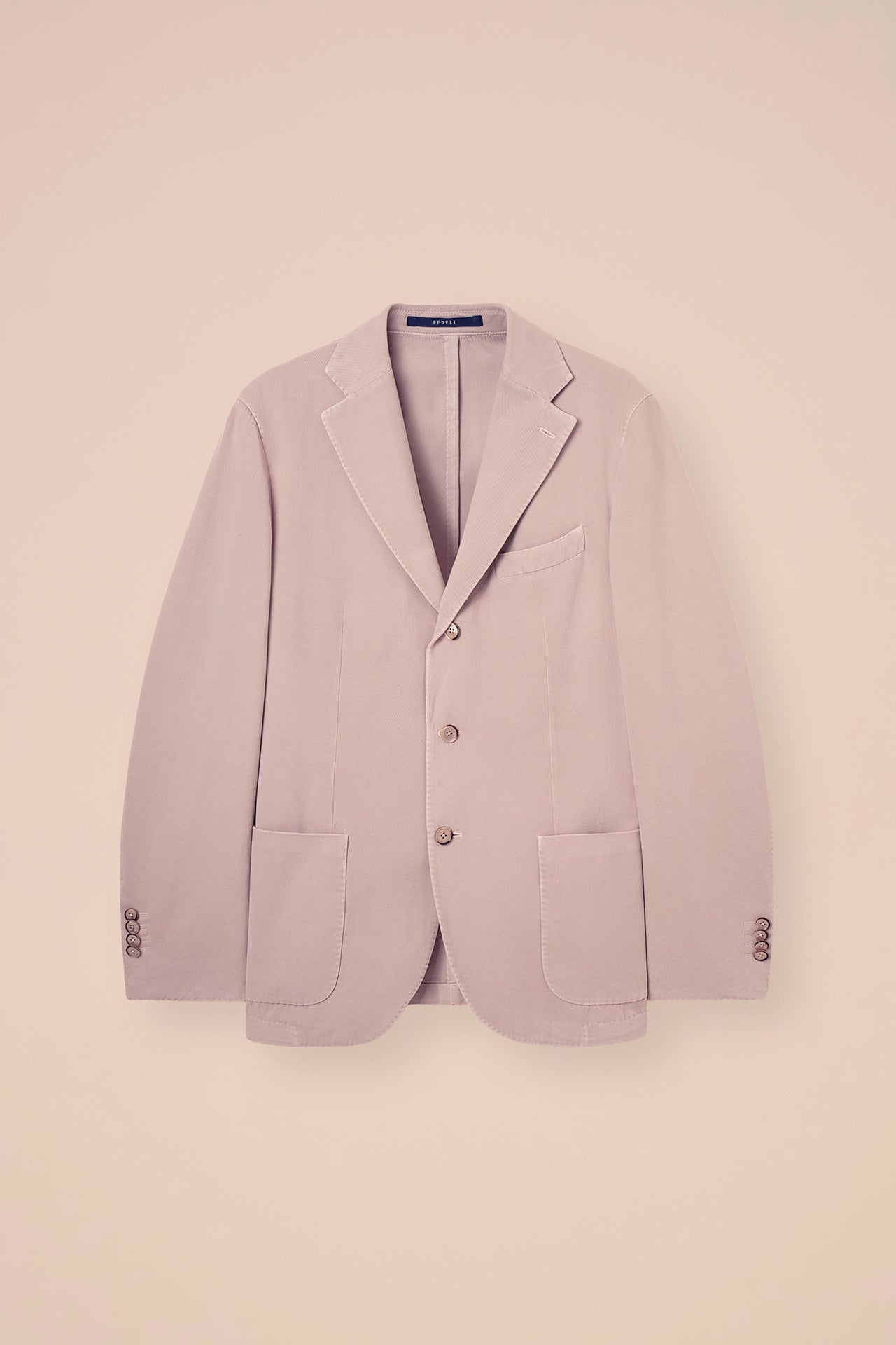 Cremona blazer sartoriale in cashmere e cotone - GREIGE