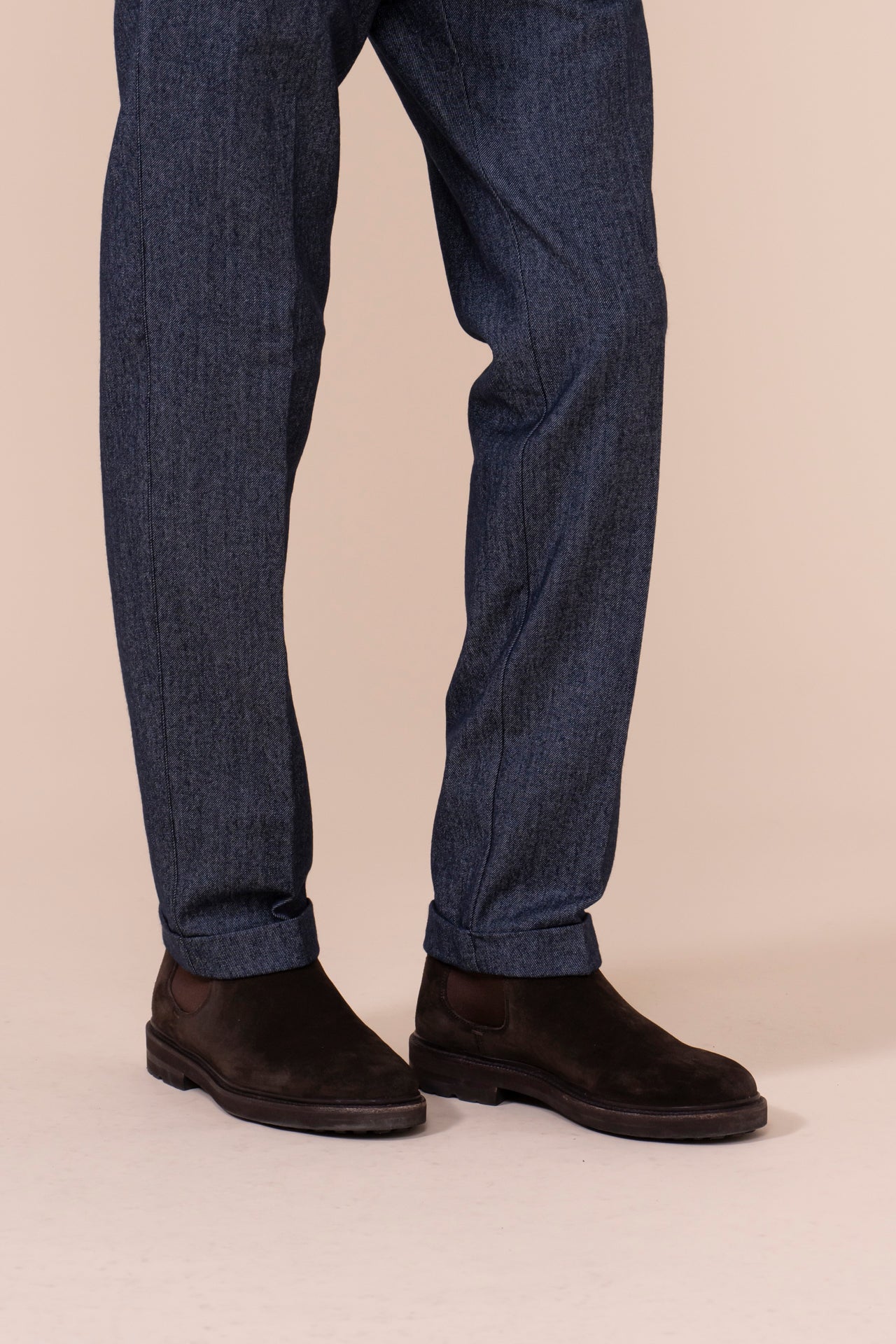 Boston pantaloni in lana e cotone stretch - STORM