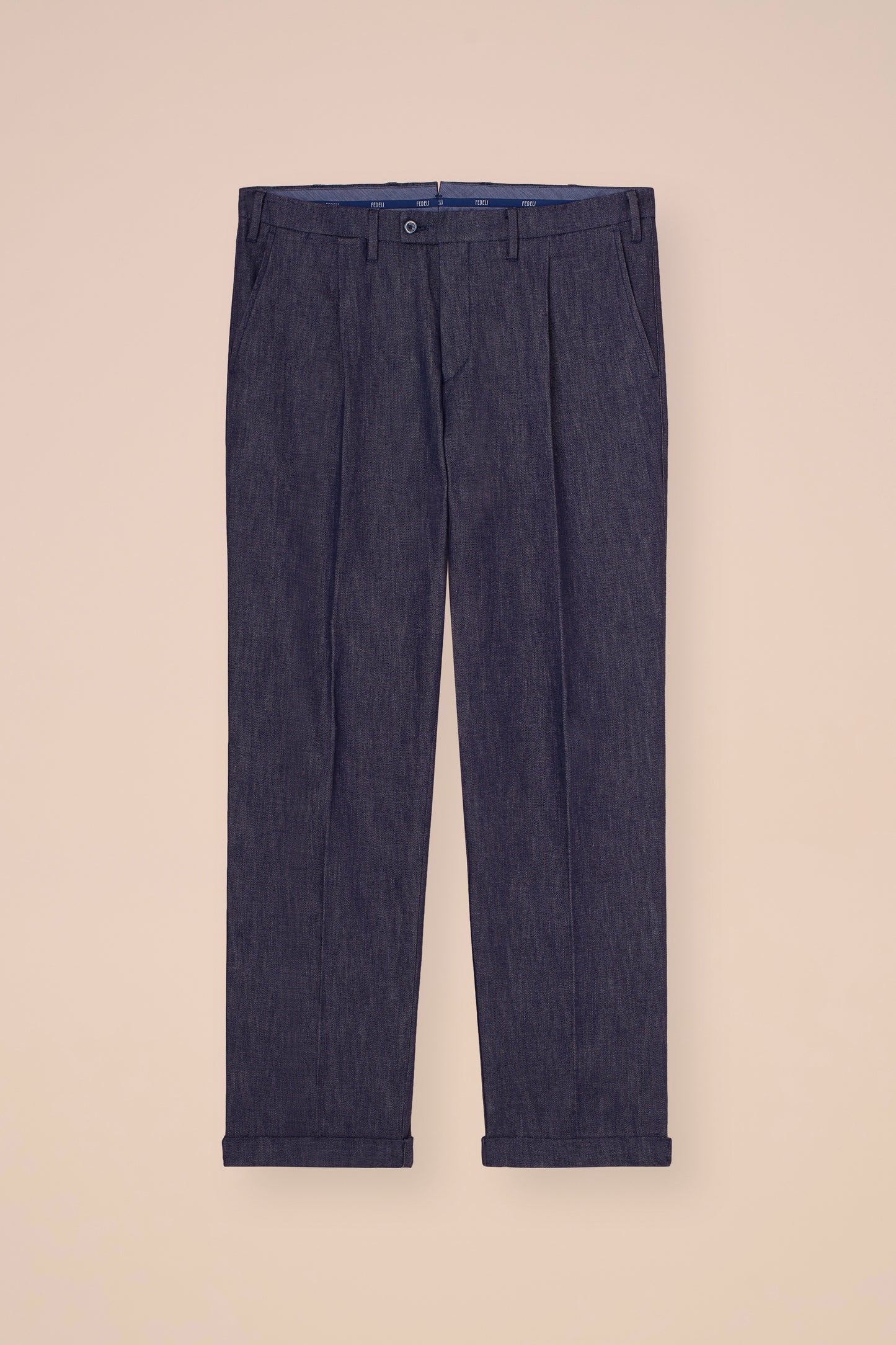 Lord pantaloni a gamba dritta in Denim Stretch - STORM