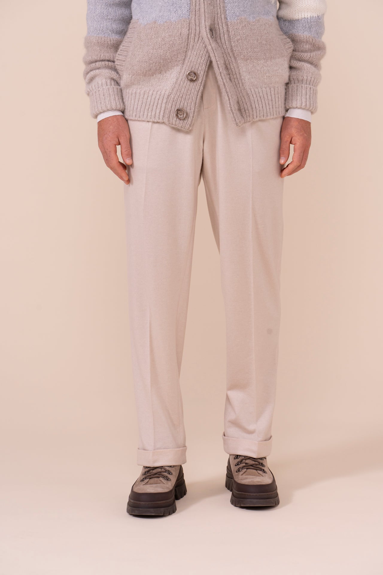 Crtistallo Suede Boots - COFFEE