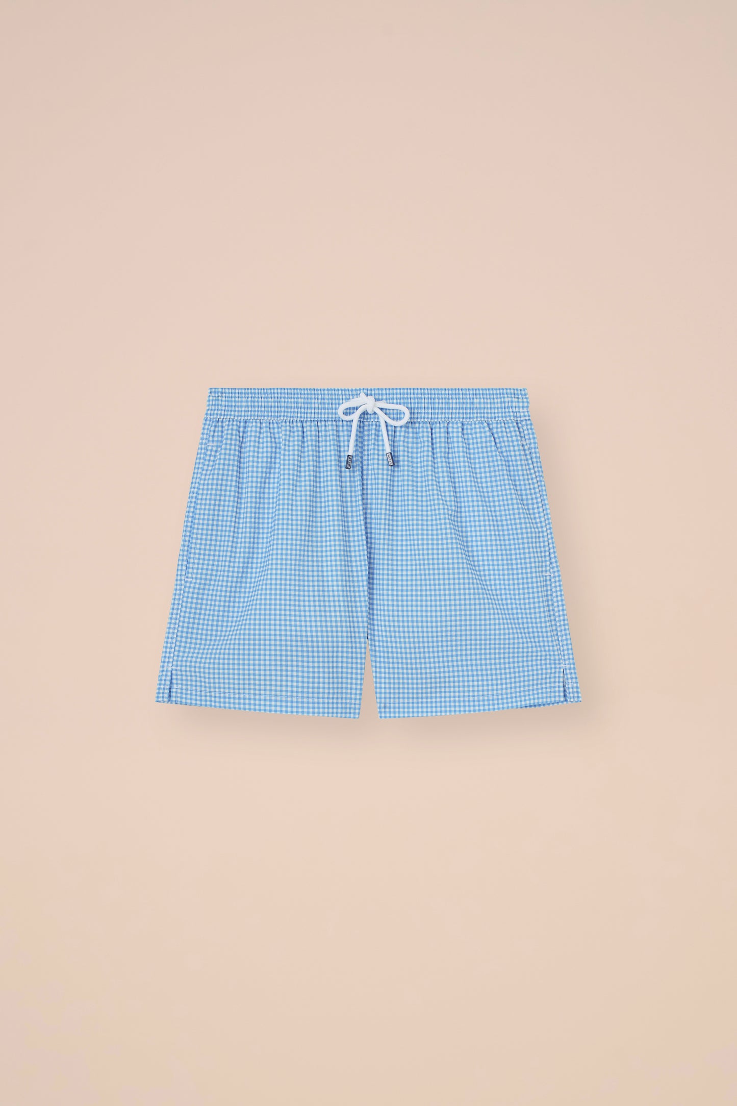 Madeira - The Sakar Swim Trunks - Gingham Pattern - MIDNIGHTBLUE