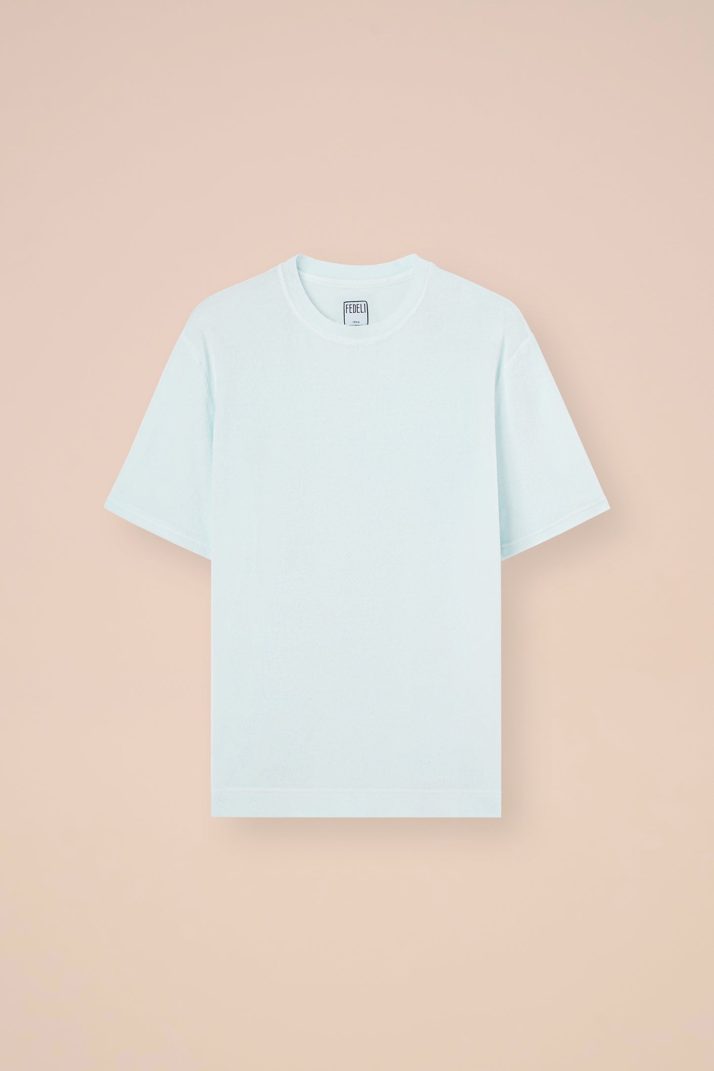 Extreme Terry Cotton Short Sleeve T-Shirt - NAVY