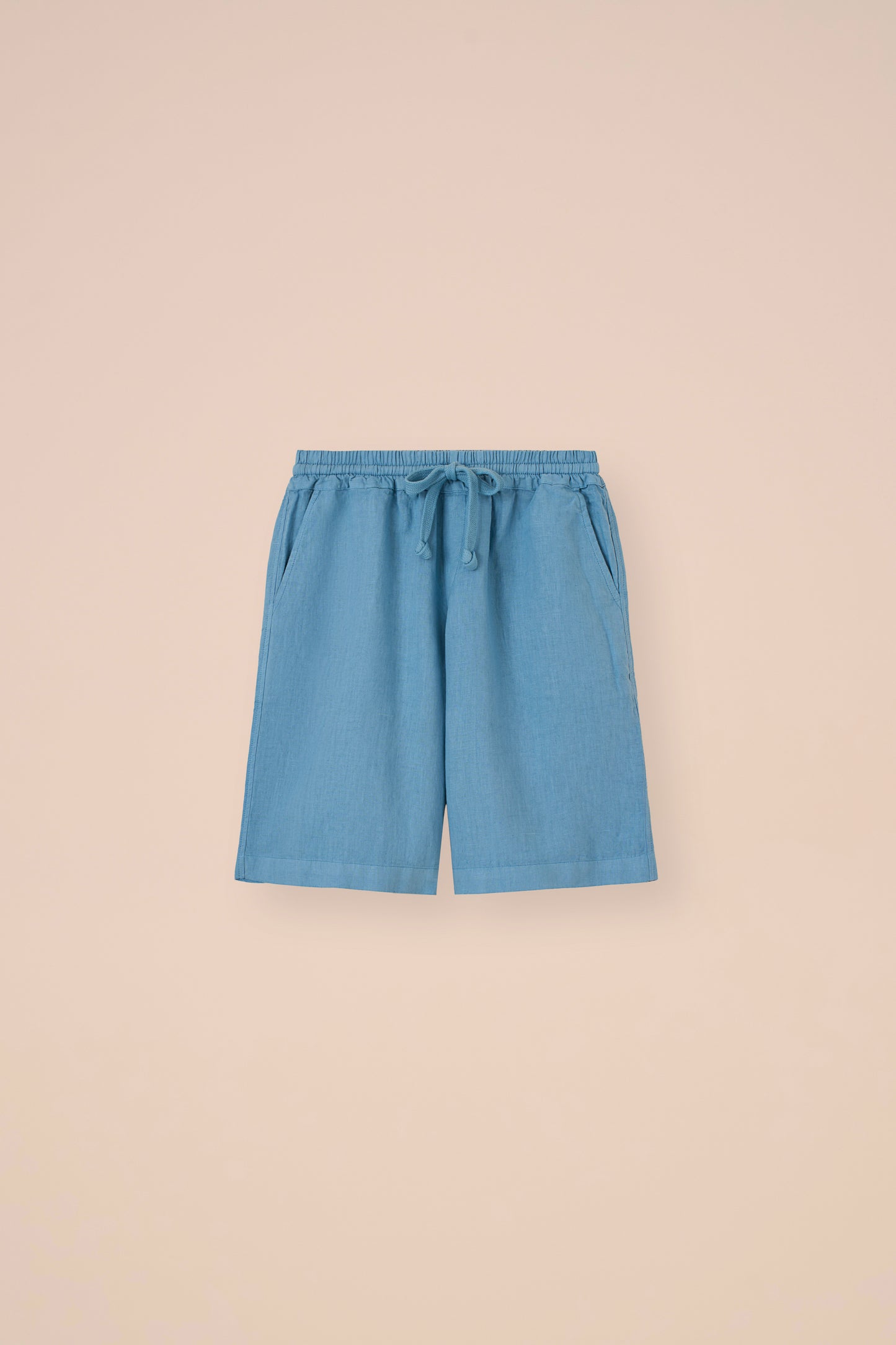 Vico bermuda in lino - GREIGE